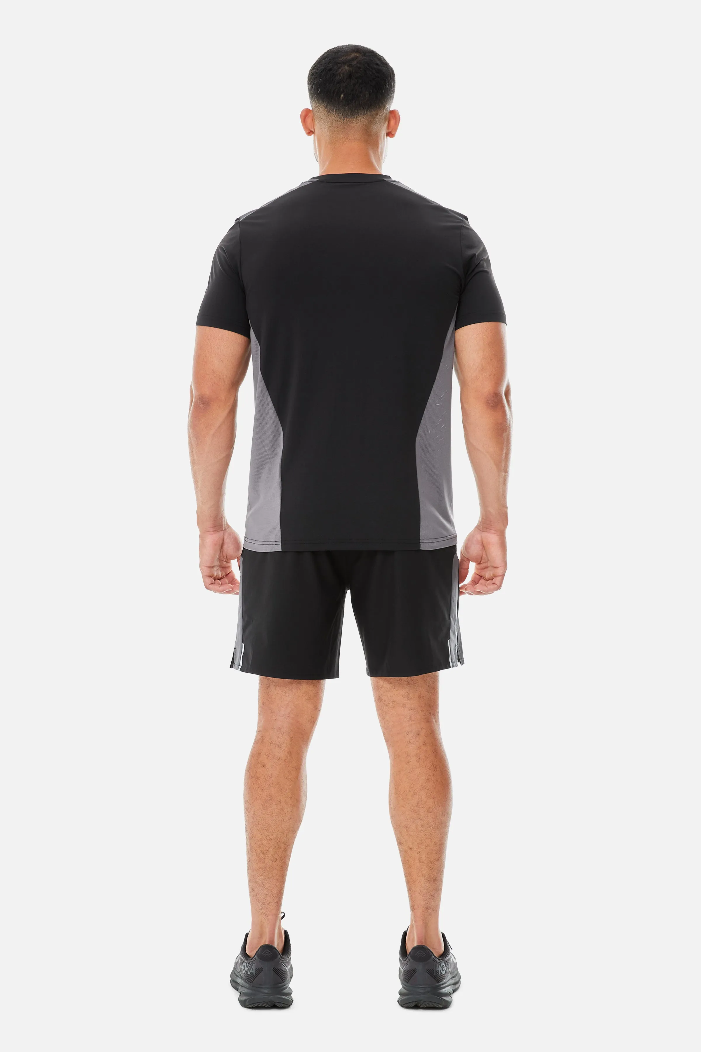 AW25 Triathlon Tee - Black/Volcano Grey/Urban Smoke sold by Trailberg product image thumbnail 4