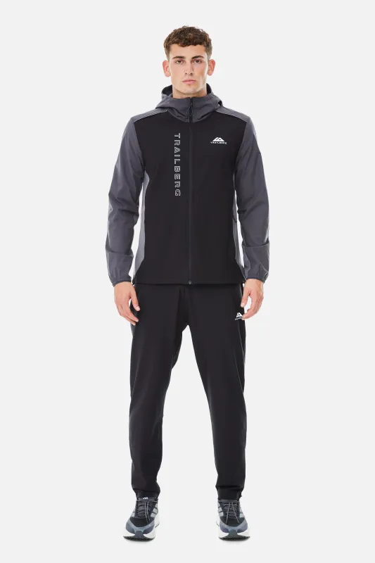 AW25 Triathlon Tracksuit - Black/Volcano Grey/Urban Smoke sold by Trailberg