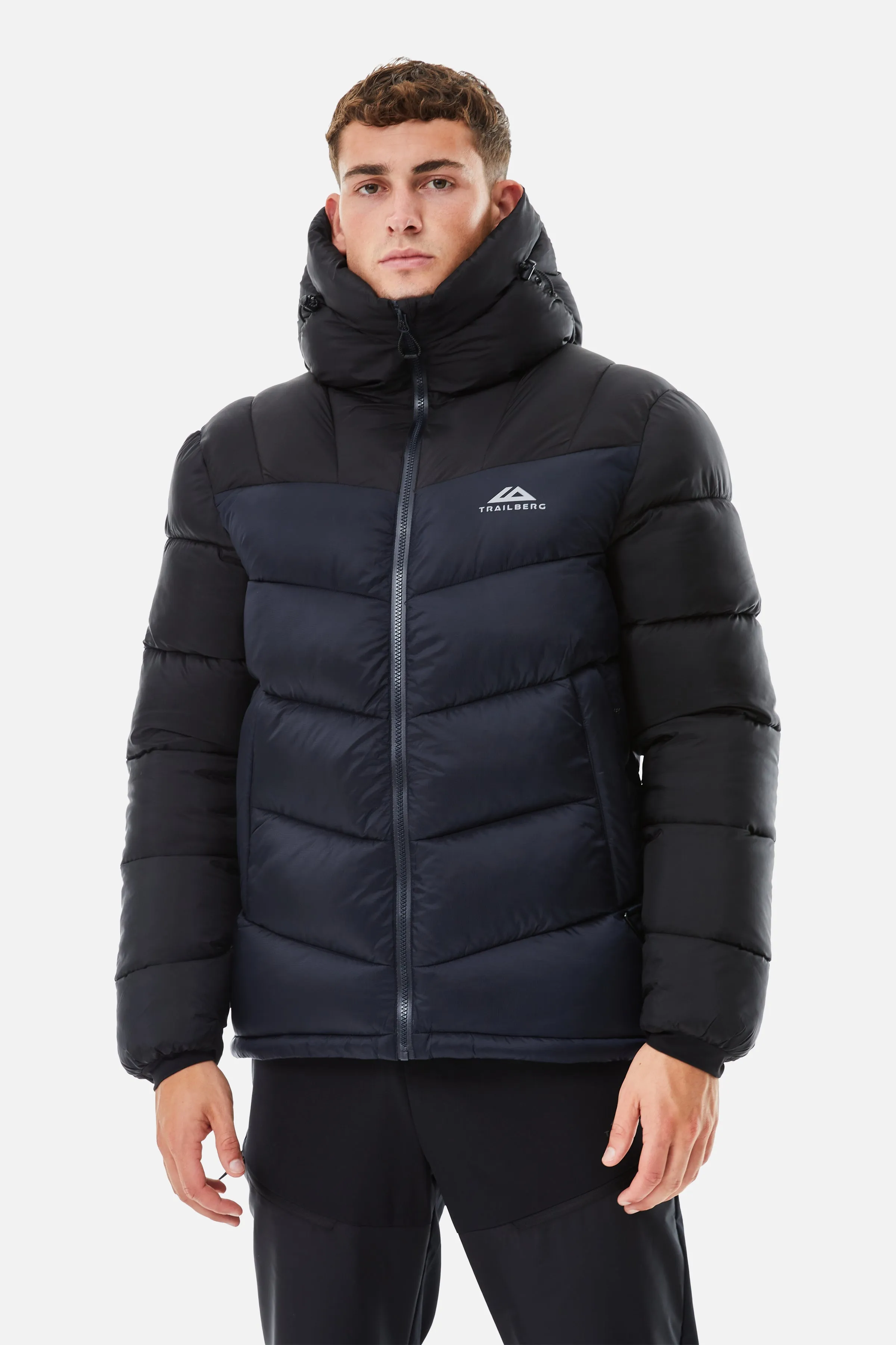Alpina Insulated Jacket - Black/Navy sold by Trailberg