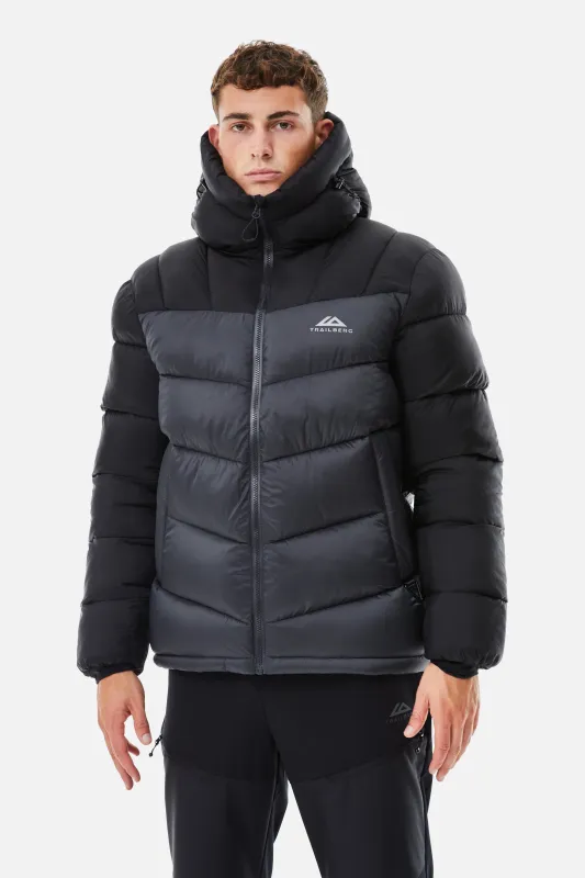 Alpina Insulated Jacket - Black/Volcano Grey sold by Trailberg
