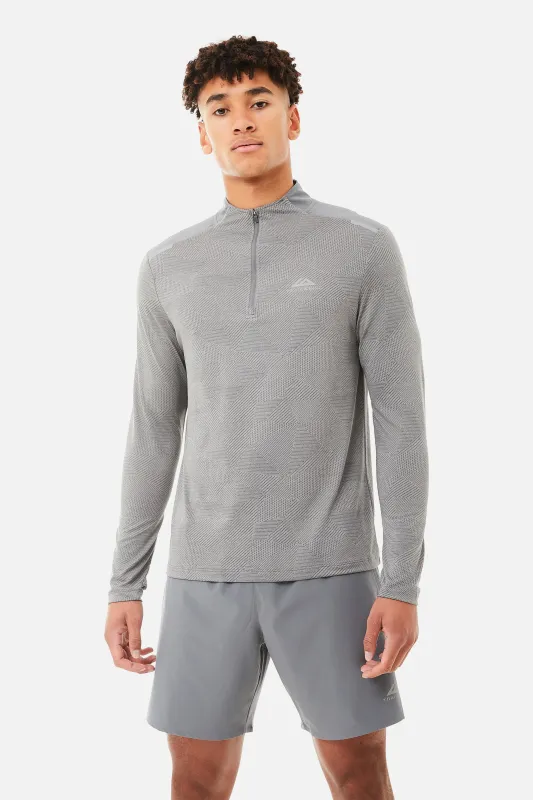 Dimension 1/4 Zip - Grey sold by Trailberg