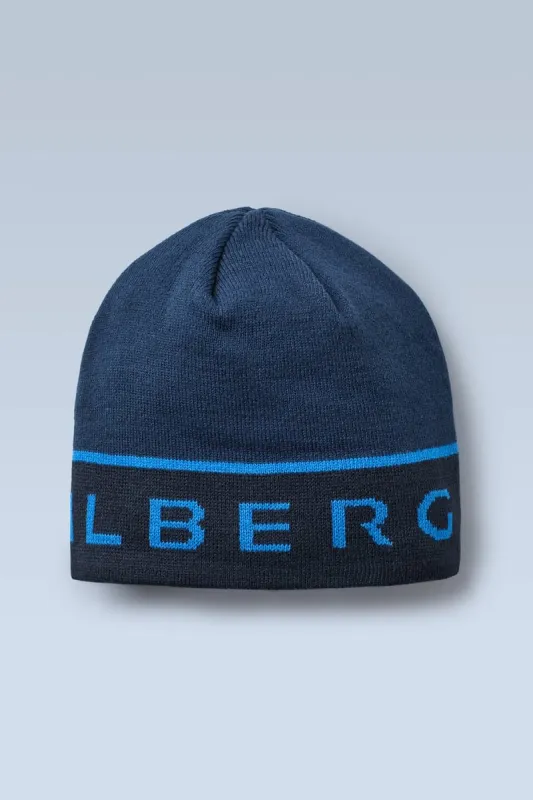 Flint Beanie Hat - Navy Blue/Deep Ocean/Lakeside Blue sold by Trailberg