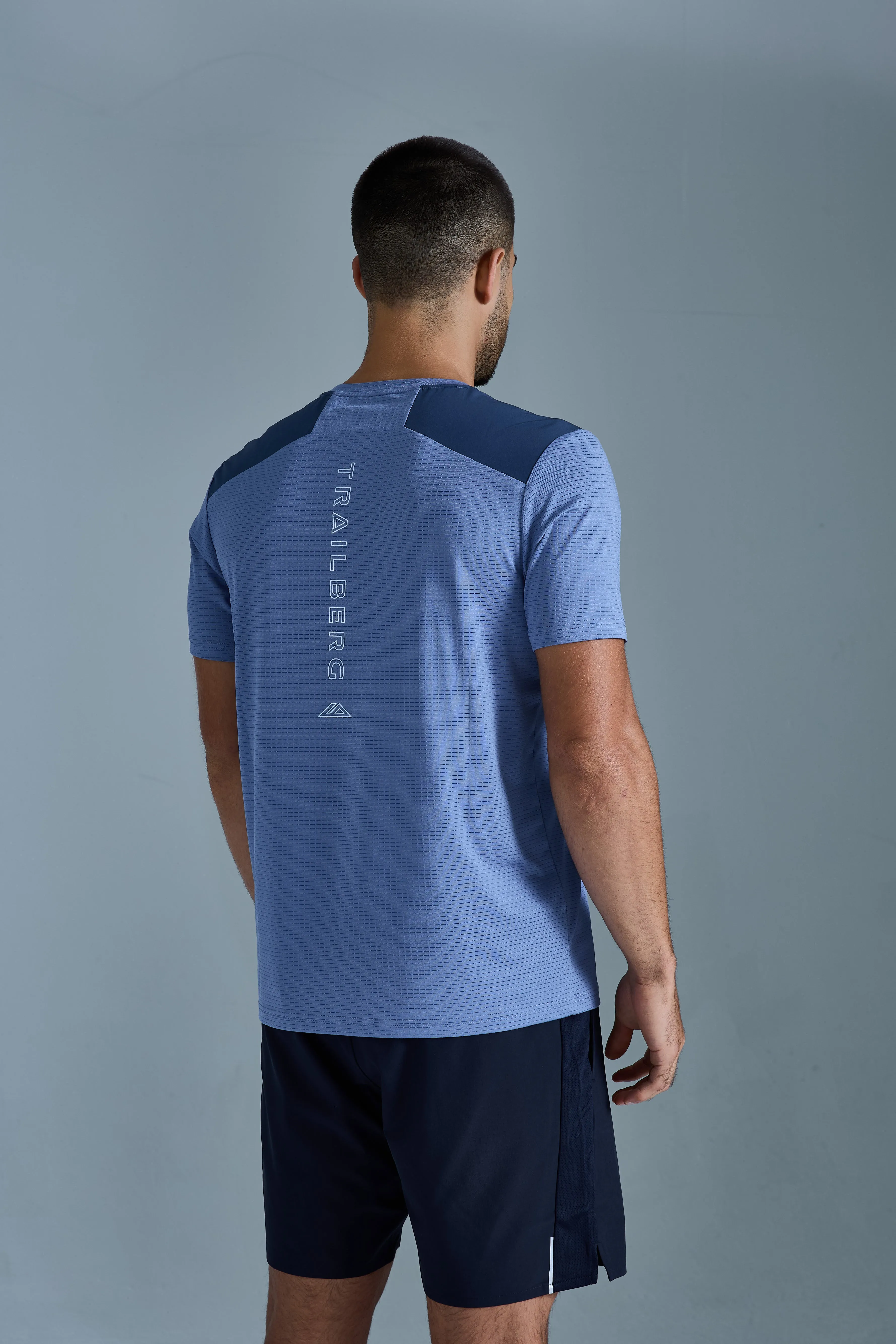 Rapid Dash 2.0 Tee - Aqua Eclipse/Amethyst Blue sold by Trailberg product image thumbnail 4