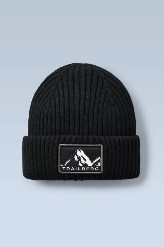 Rainier Beanie Hat - Black sold by Trailberg