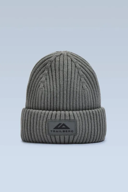 Overland Beanie Hat - Volcano Grey/Black sold by Trailberg