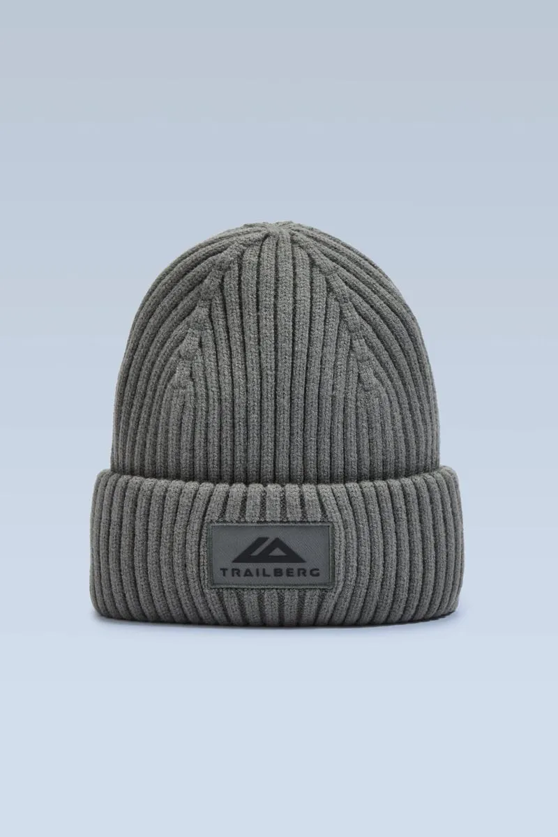 Overland Beanie Hat - Volcano Grey/Black sold by Trailberg