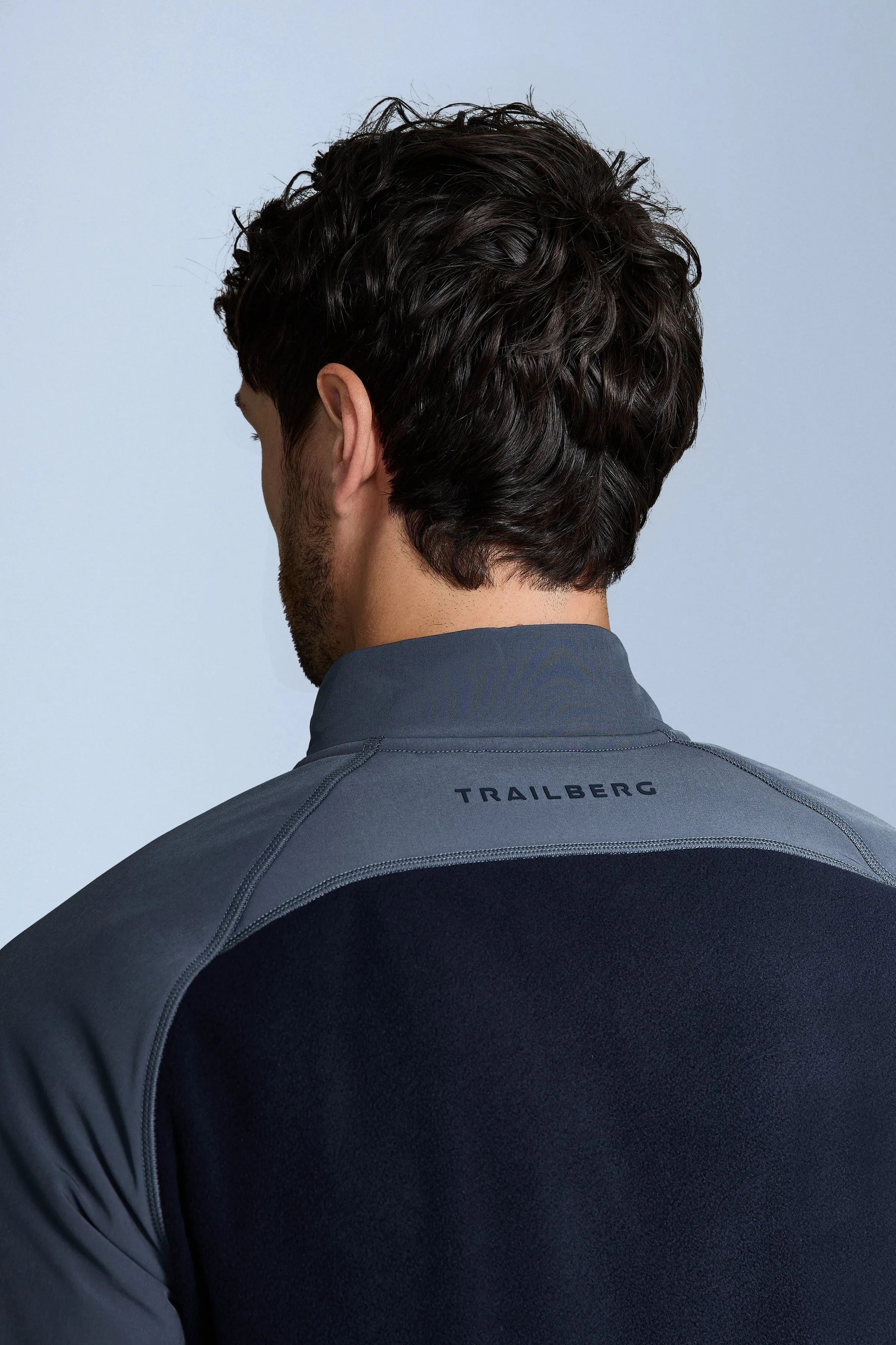 Sierra 1/4 Zip - Deep Ocean/Storm Grey sold by Trailberg product image thumbnail 4