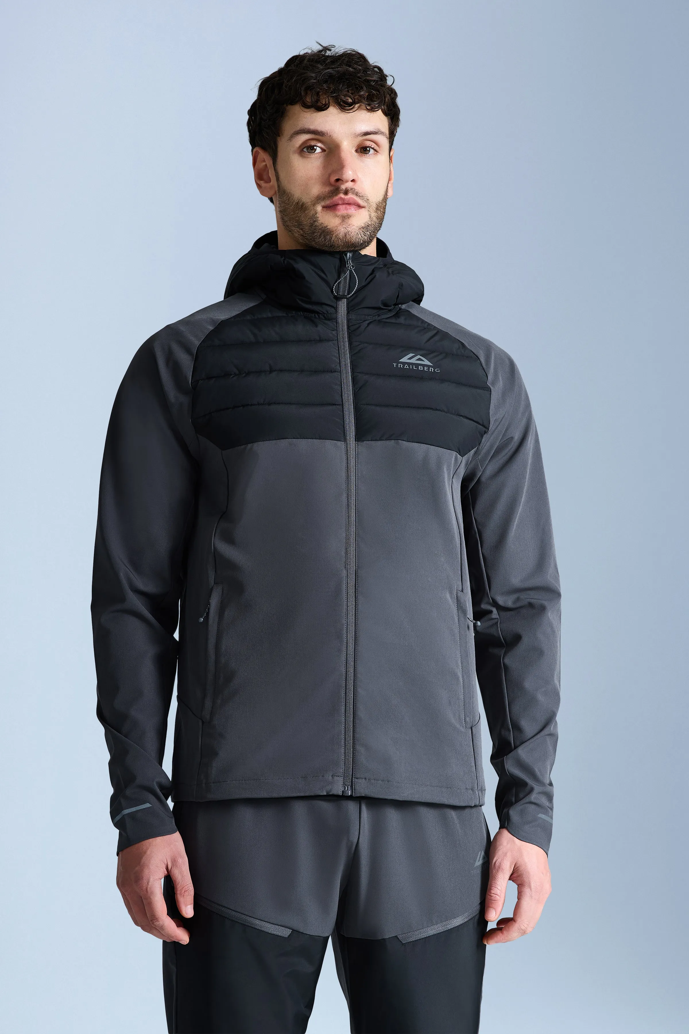 Rhine 2.0 Hybrid Jacket - Volcano Grey/Black sold by Trailberg