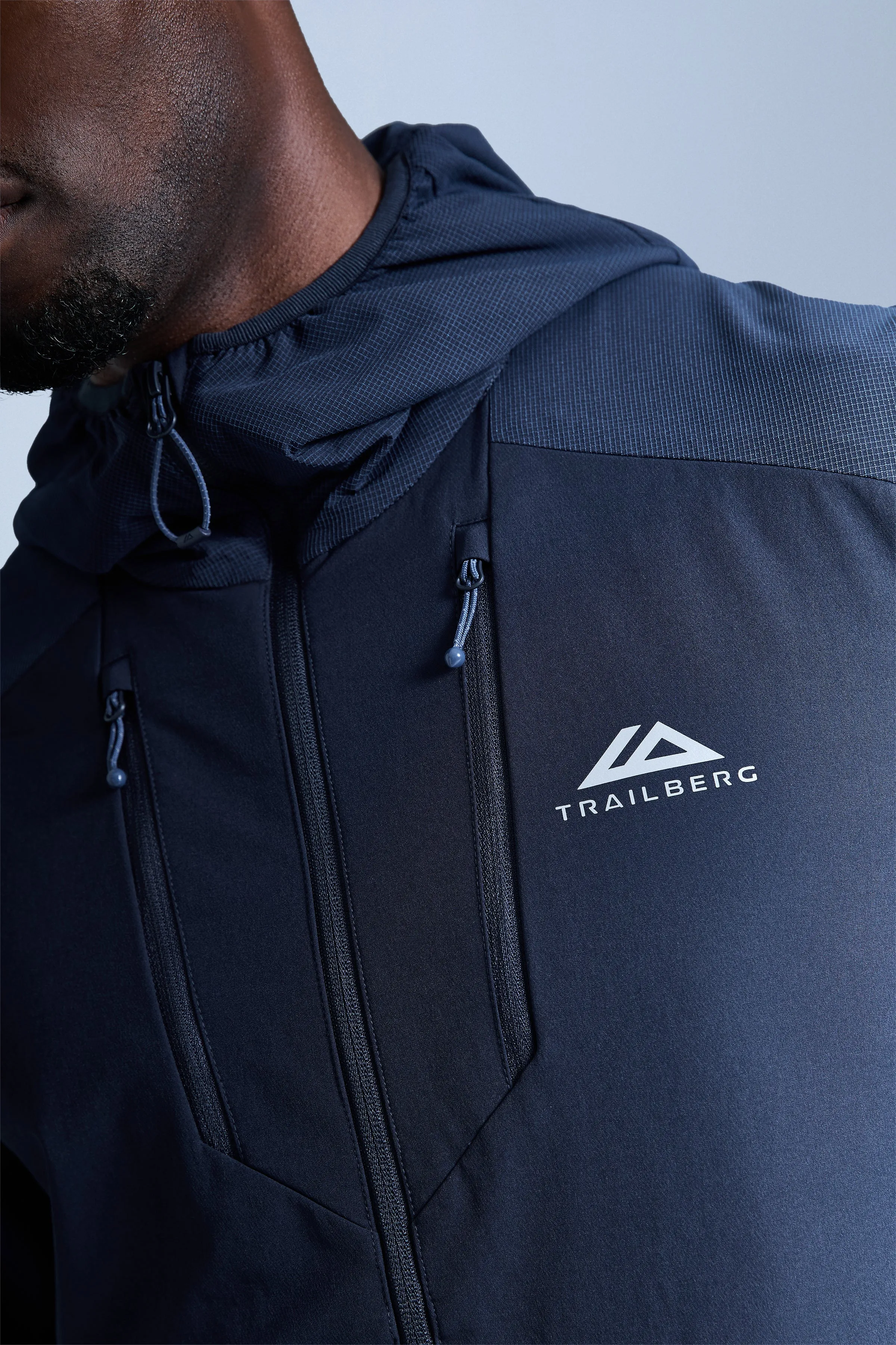 Faltenjura 2.0 Hood - Deep Ocean/Aqua Eclipse sold by Trailberg product image thumbnail 4