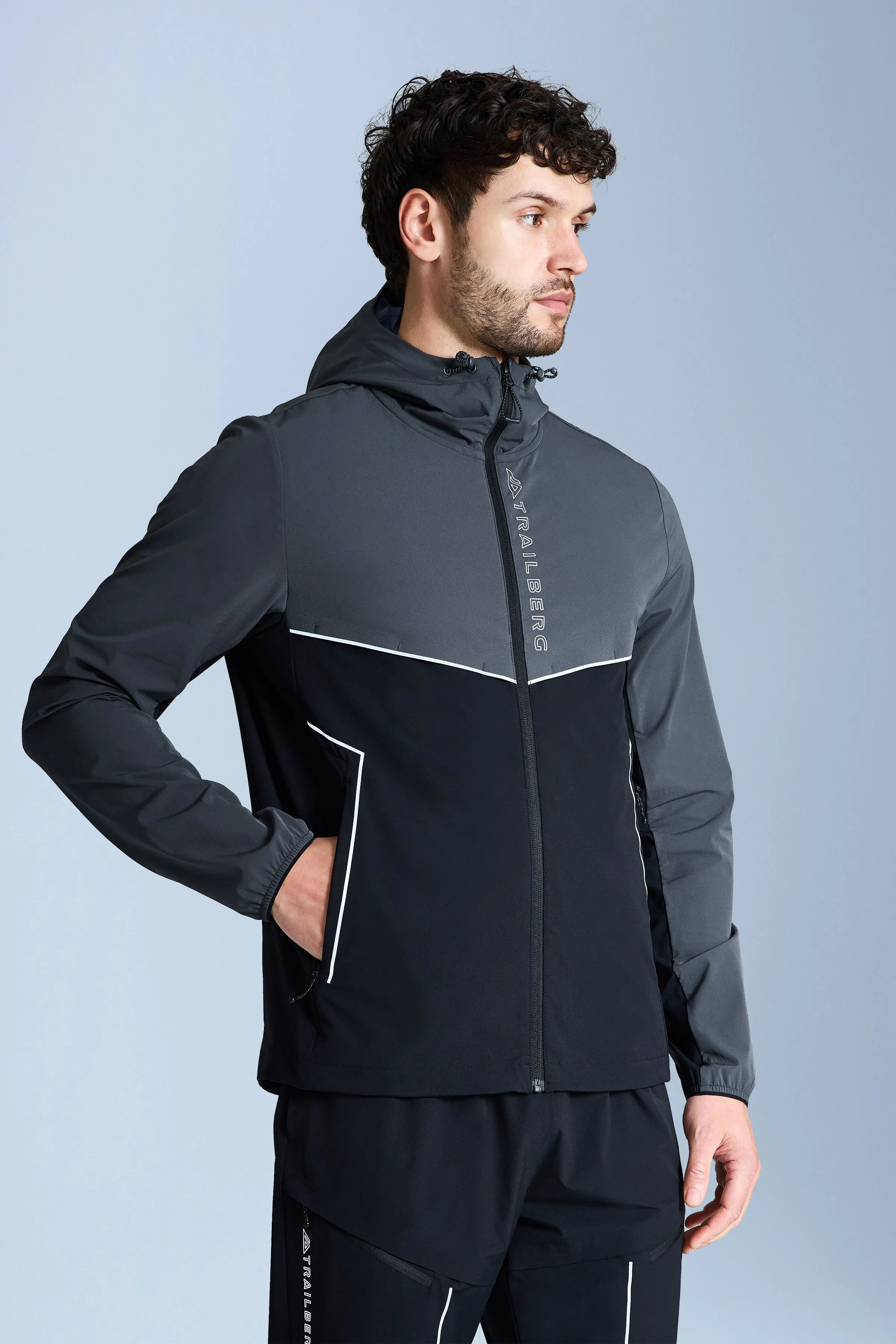 Zion Hood - Black/Volcano Grey sold by Trailberg product image thumbnail 3