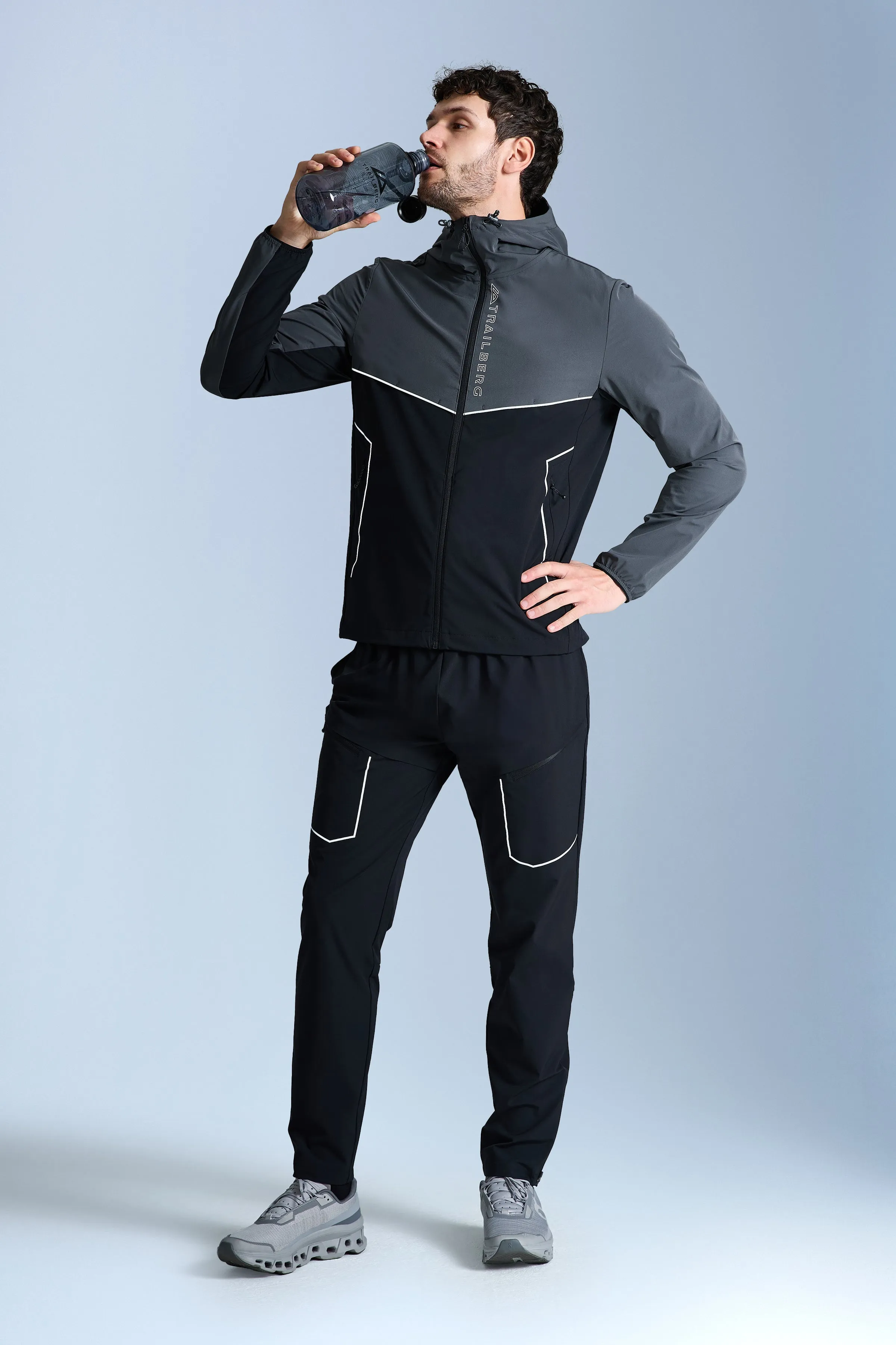 Zion Hood - Black/Volcano Grey sold by Trailberg product image thumbnail 2