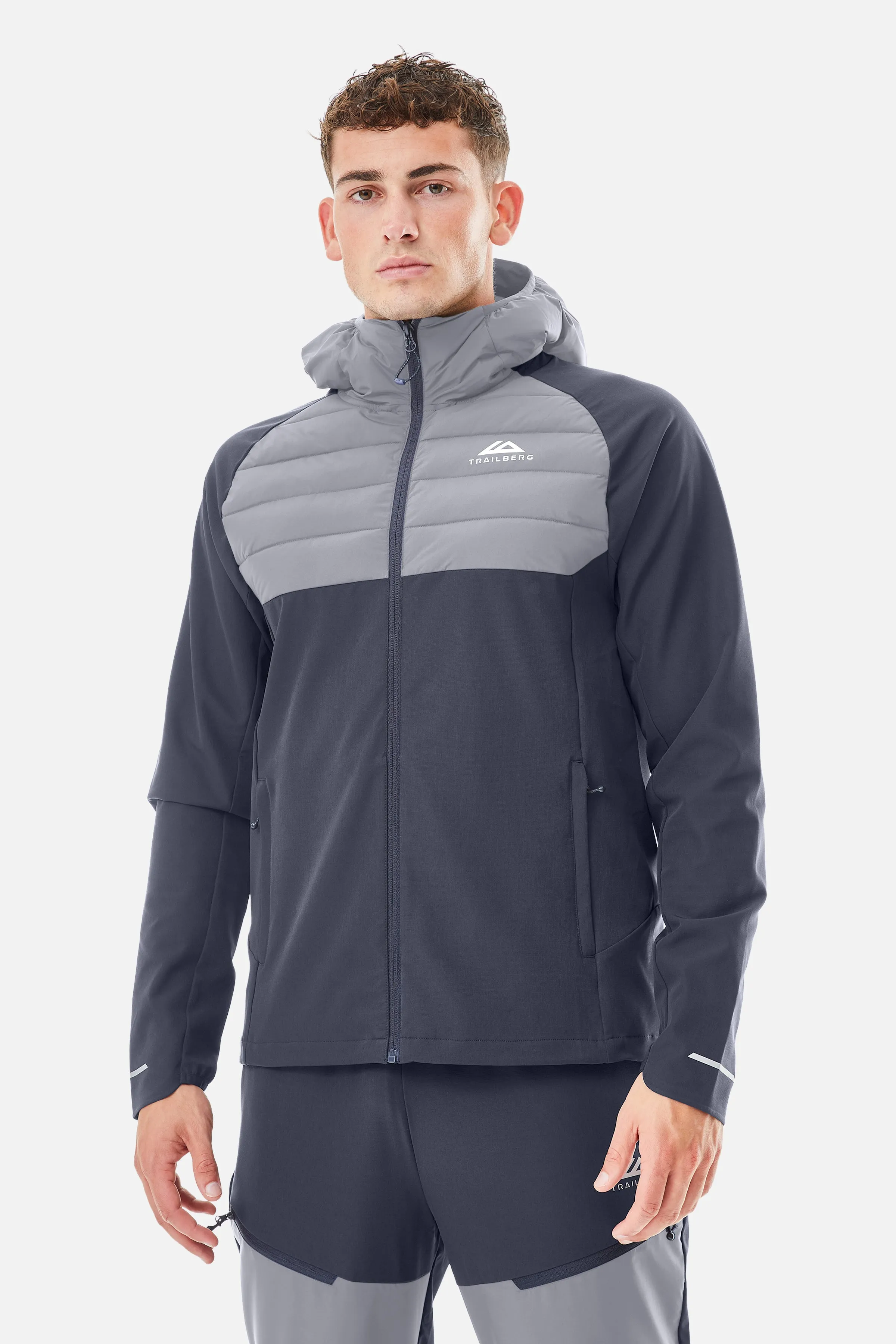 Rapid Grid 2.0 Windbreaker - Urban Smoke/Moon Grey sold by Trailberg