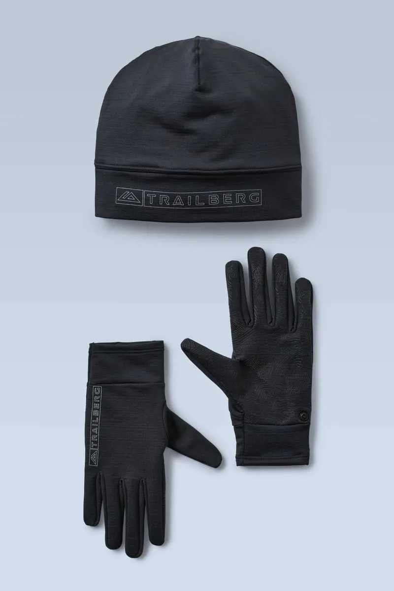 Nova Toque/Glove Set - Black sold by Trailberg