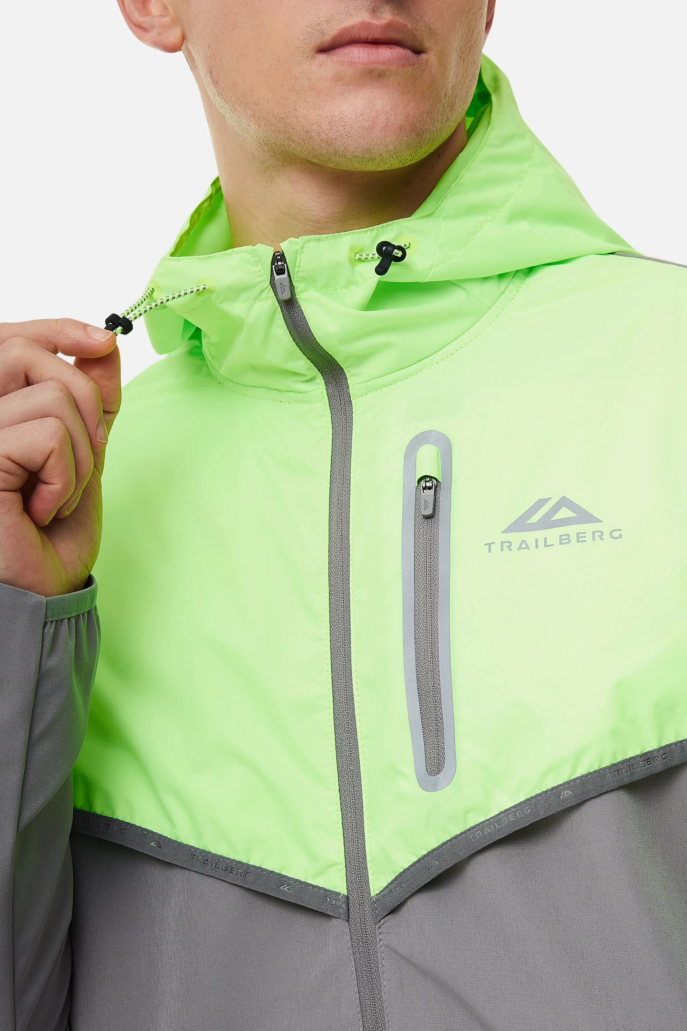 Vertigo 3.0 Tracksuit - Owl Grey/Neon Lime sold by Trailberg product image thumbnail 2