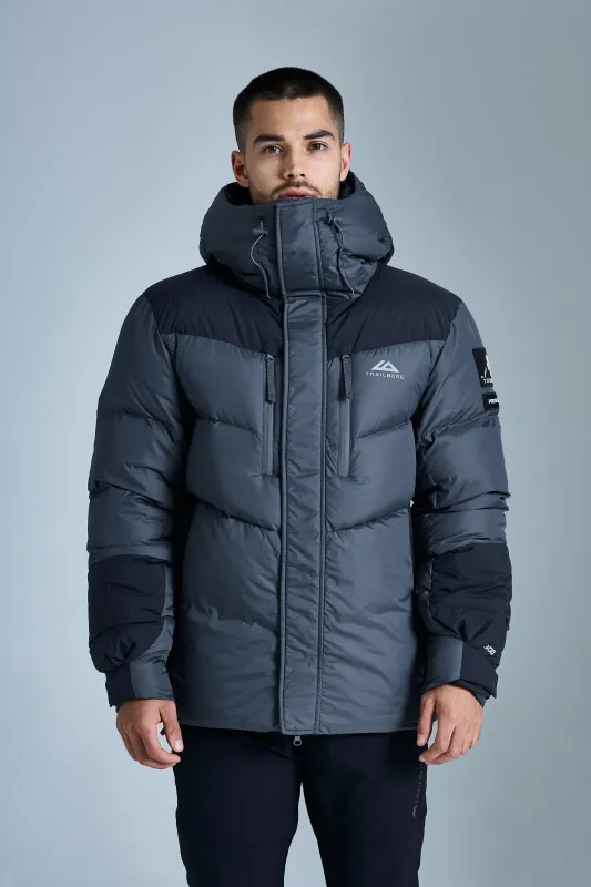 Everest 600F Down Jacket - Volcano Grey/Black sold by Trailberg