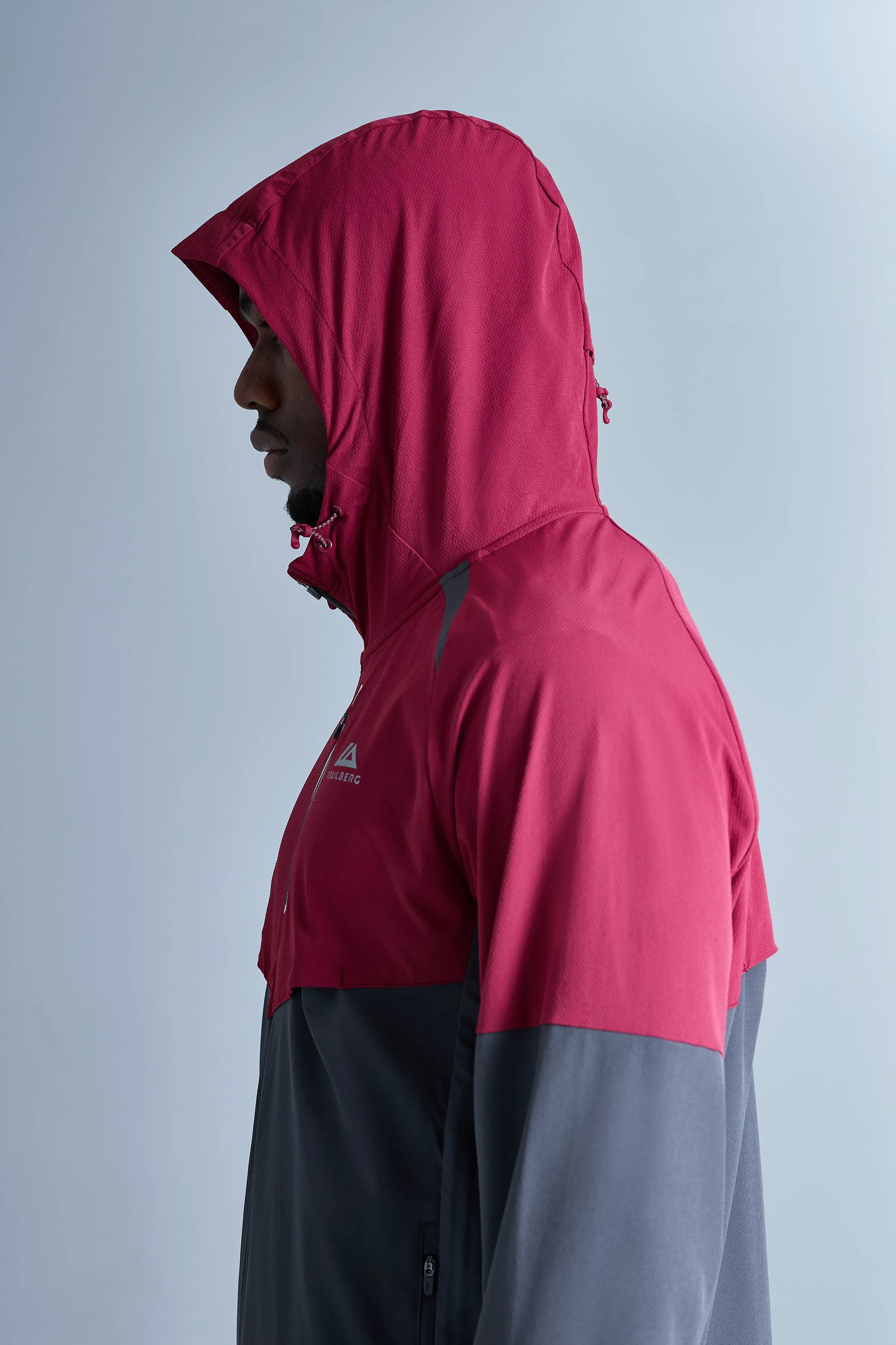 AW25 Cloud Hood - Crimson Velvet/Volcano Grey sold by Trailberg product image thumbnail 4