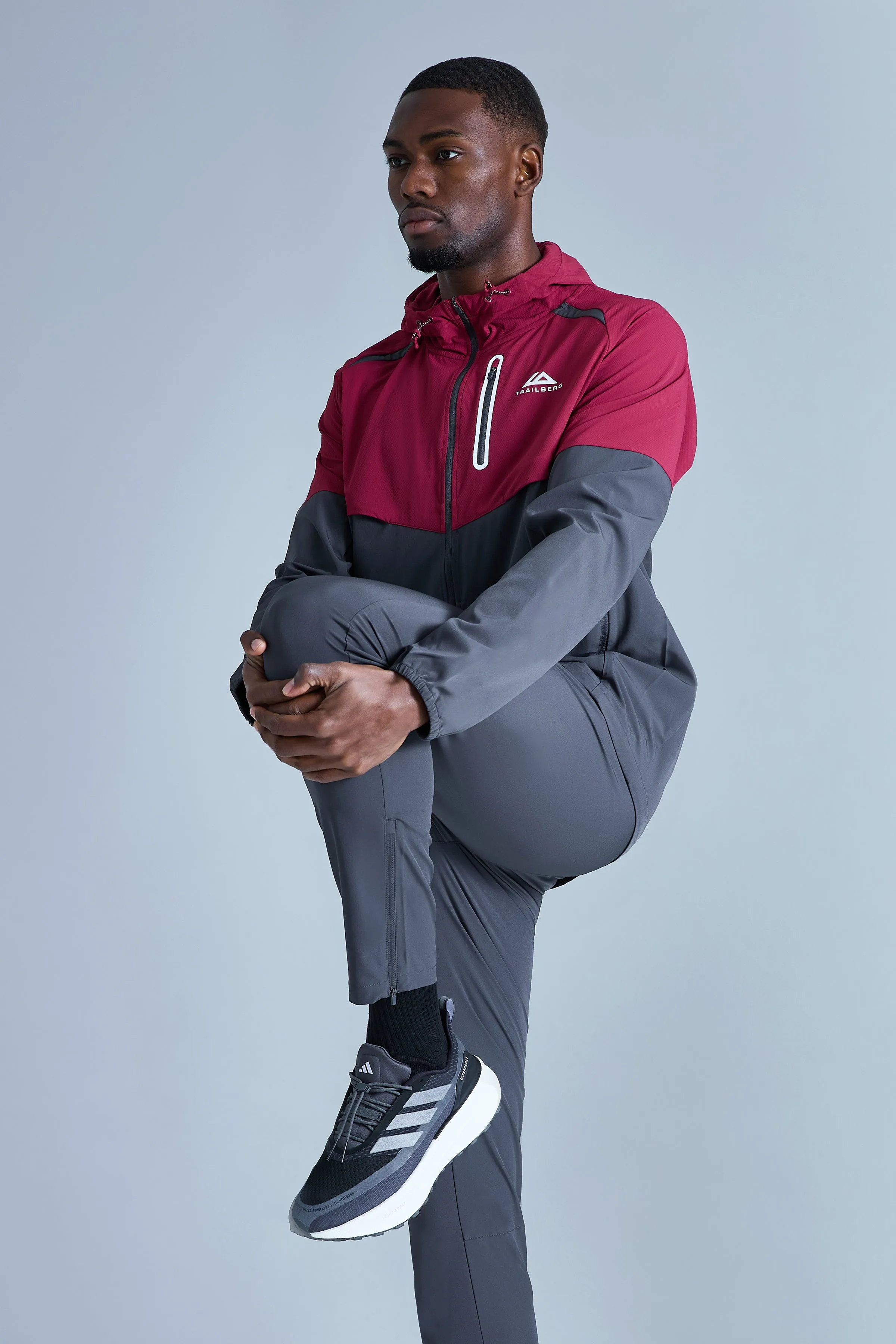 AW25 Cloud Hood - Crimson Velvet/Volcano Grey sold by Trailberg product image thumbnail 5