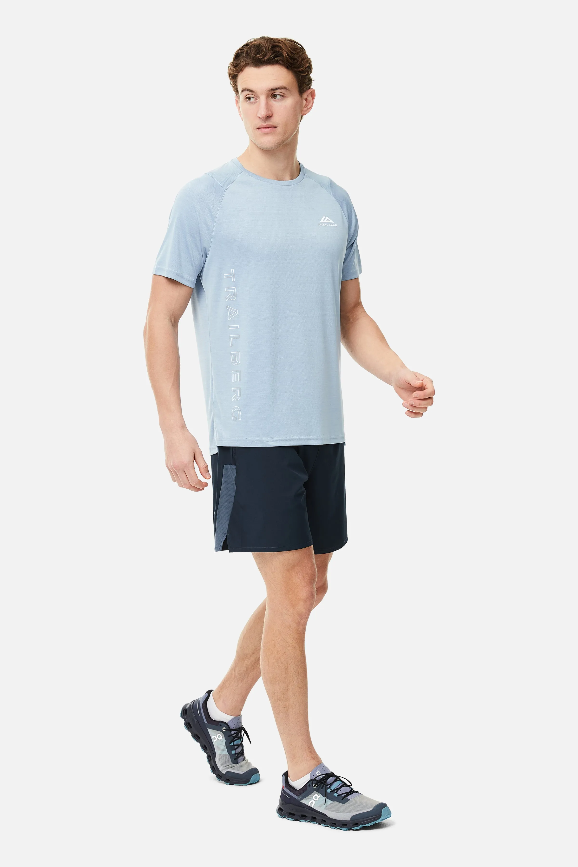 SS25 Triathlon Tee - Blue Frost sold by Trailberg product image thumbnail 2