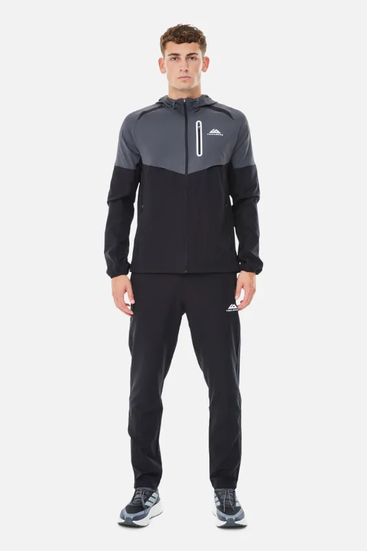 AW25 Cloud Tracksuit - Black/Volcano Grey sold by Trailberg