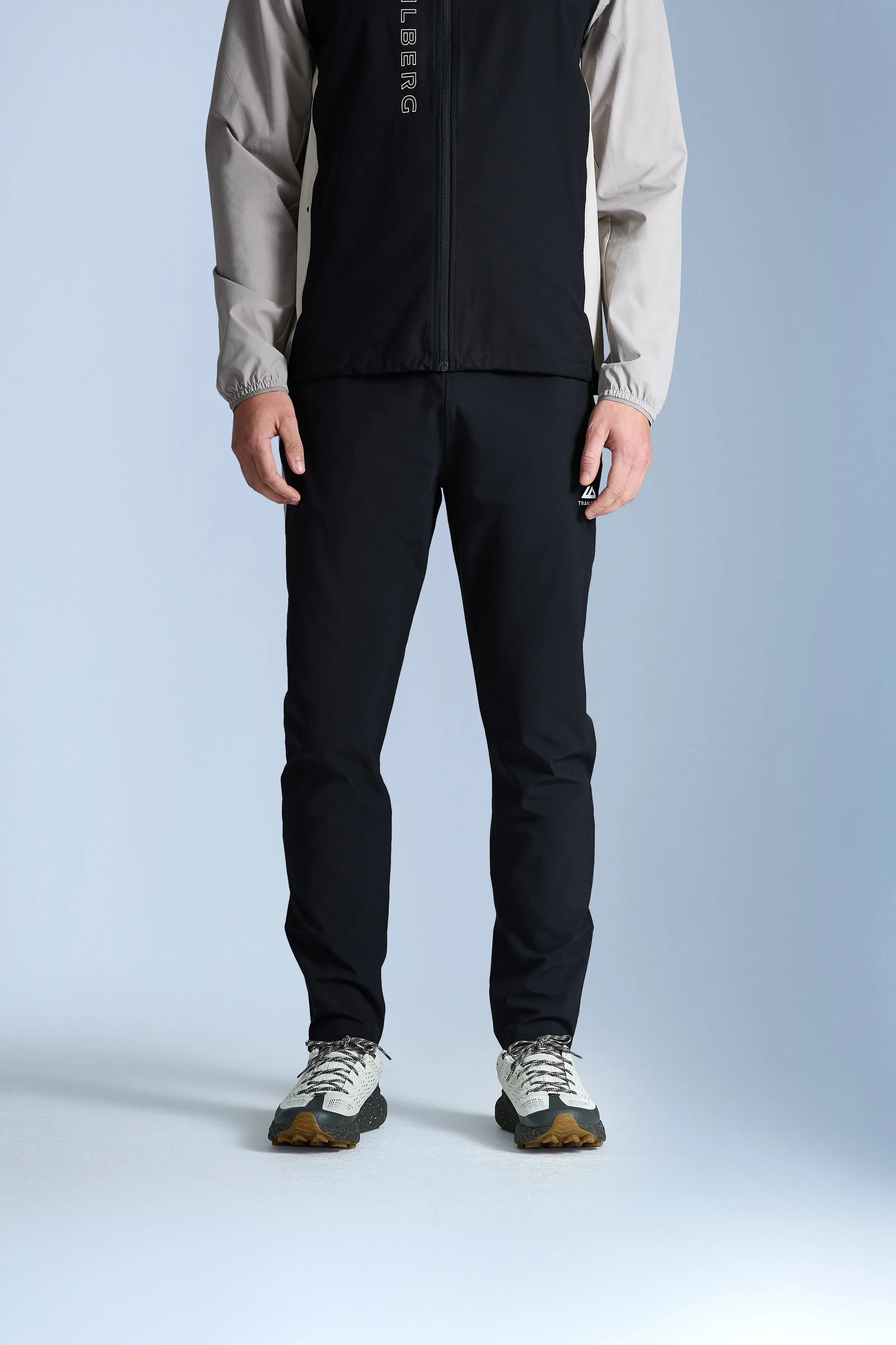 AW25 Triathlon Pant - Black/Pale Taupe sold by Trailberg