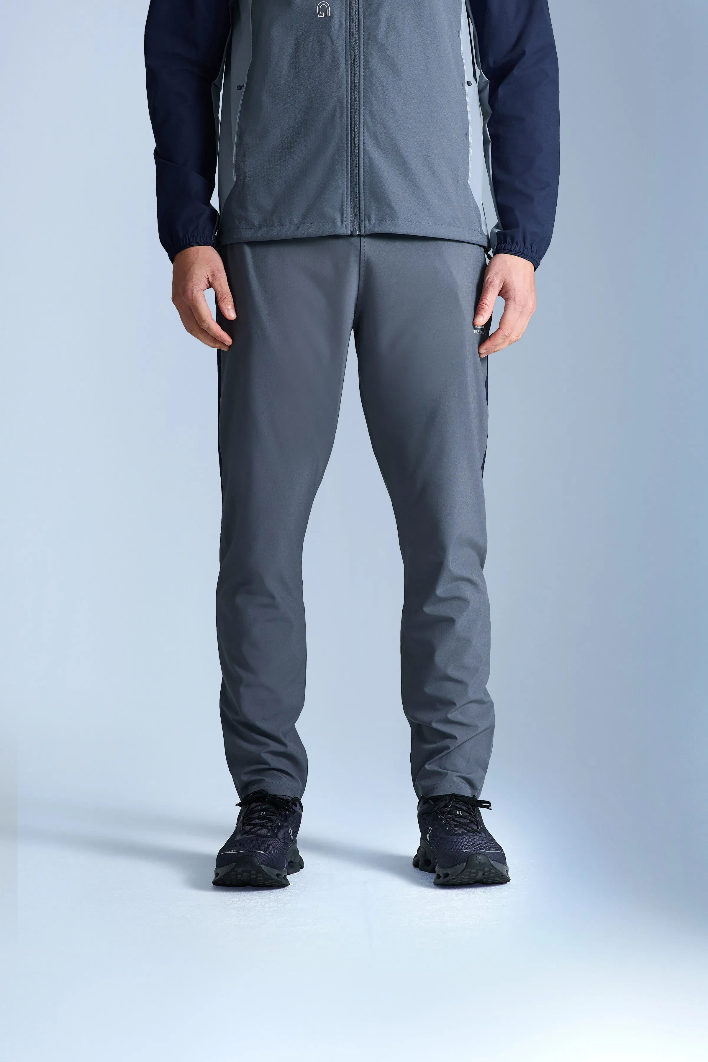 AW25 Triathlon Pant - Storm Grey/Navy Blue sold by Trailberg product image thumbnail 3