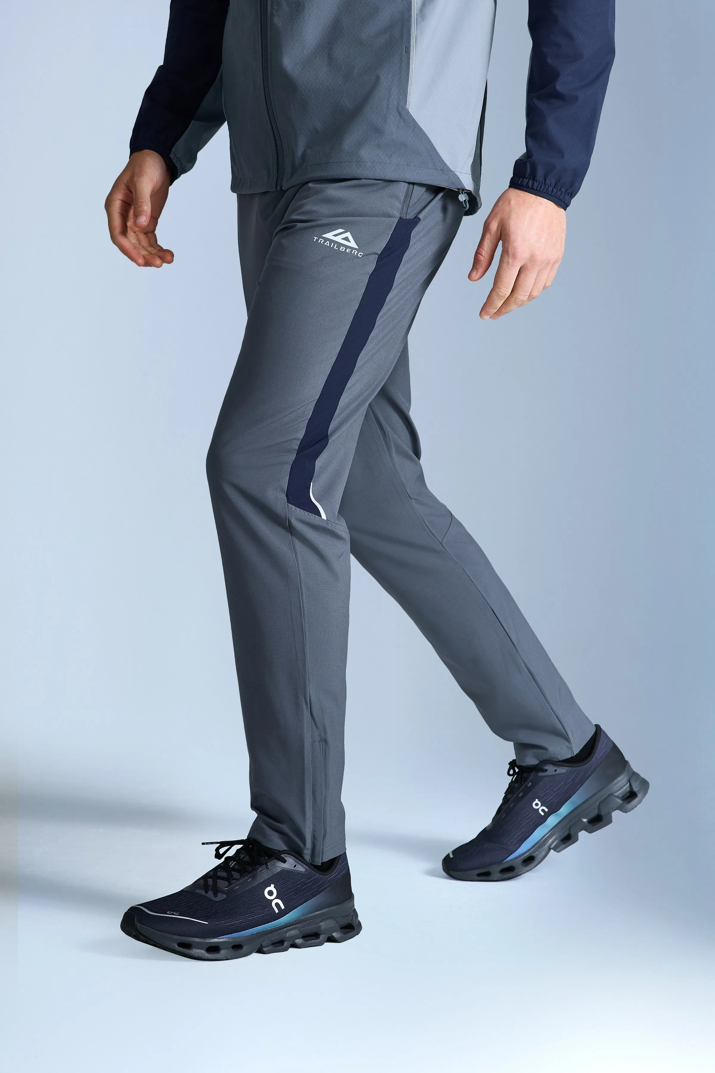 AW25 Triathlon Pant - Storm Grey/Navy Blue sold by Trailberg product image thumbnail 5