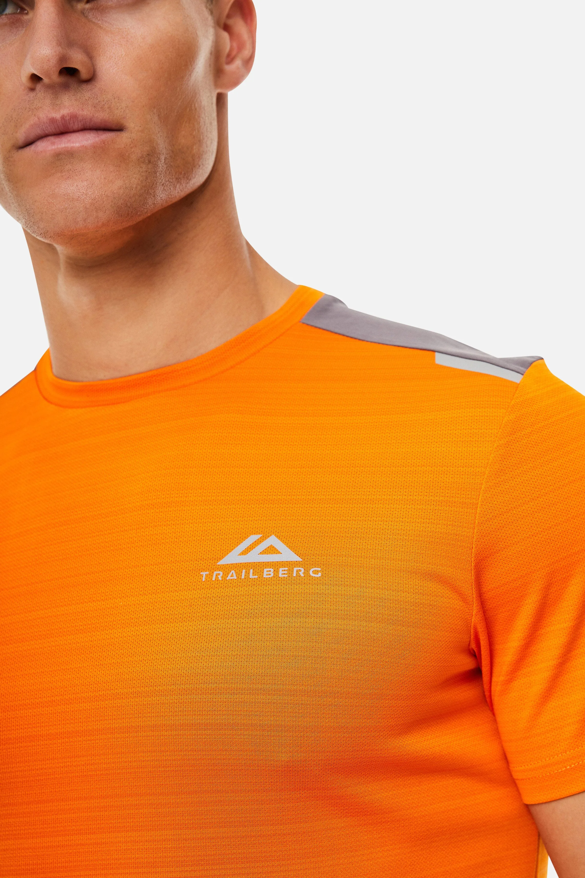 Cloud SS24 Tee - Orange/Grey sold by Trailberg product image thumbnail 4