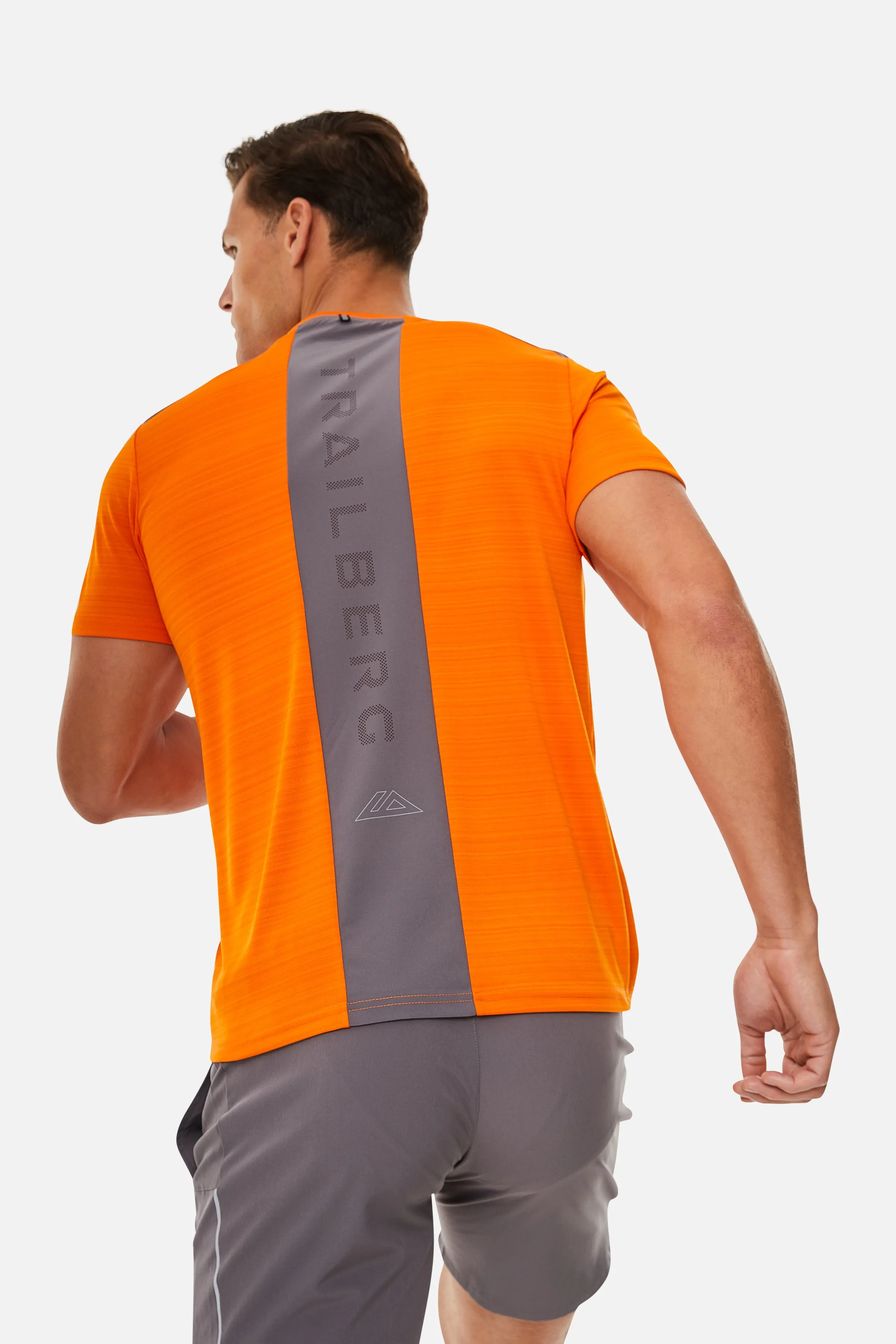 Cloud SS24 Tee - Orange/Grey sold by Trailberg product image thumbnail 2