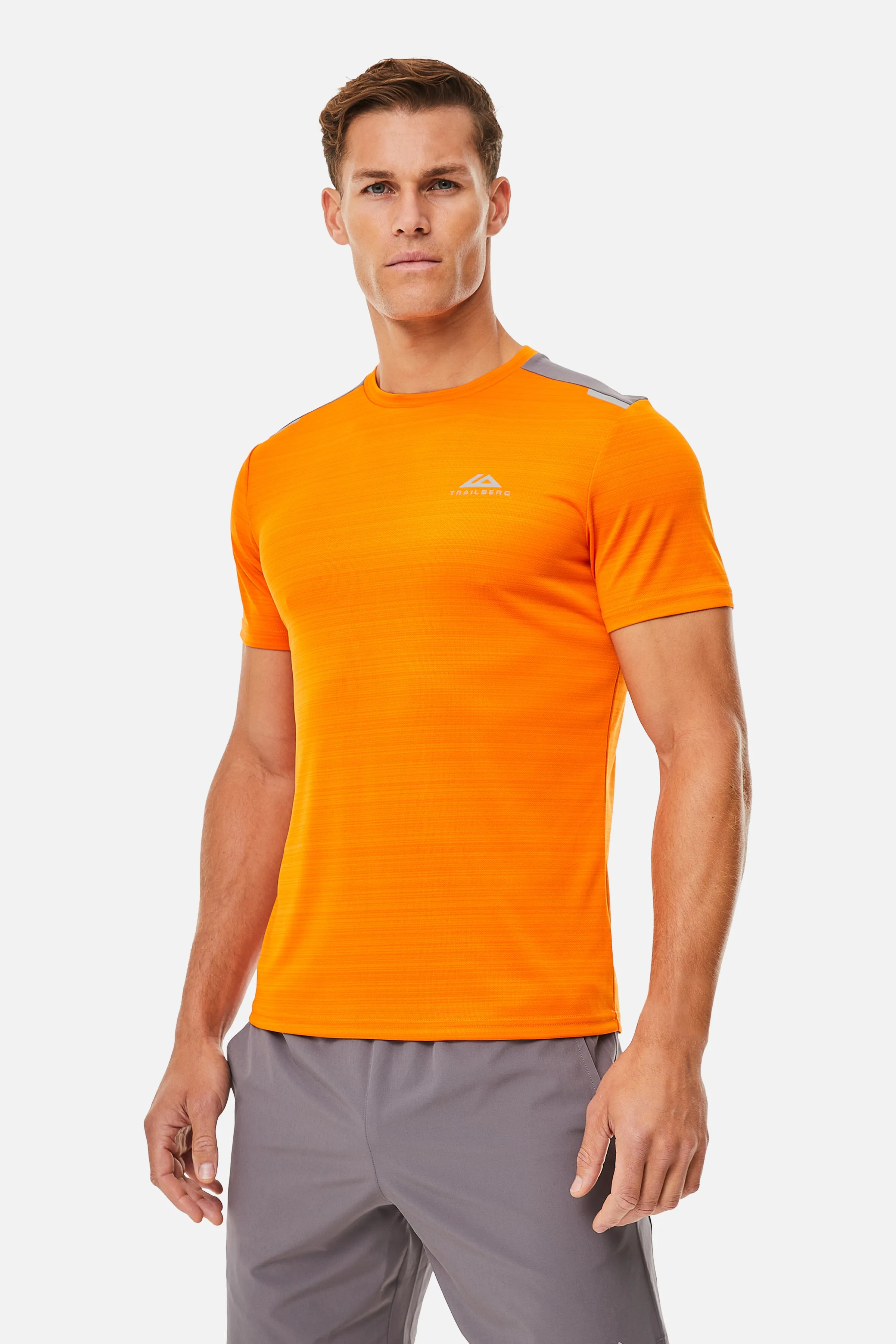 Cloud SS24 Tee - Orange/Grey sold by Trailberg