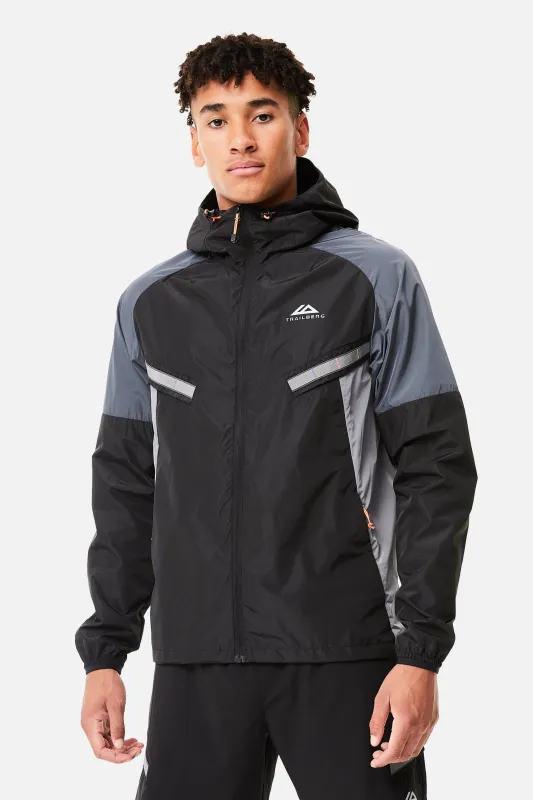 Triathlon 3.0 Windbreaker - Black/Grey sold by Trailberg