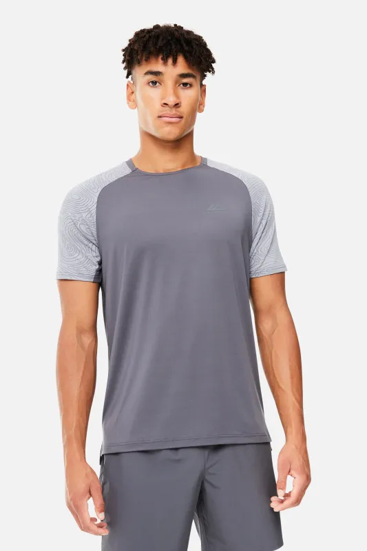 Geo Tee - Grey sold by Trailberg