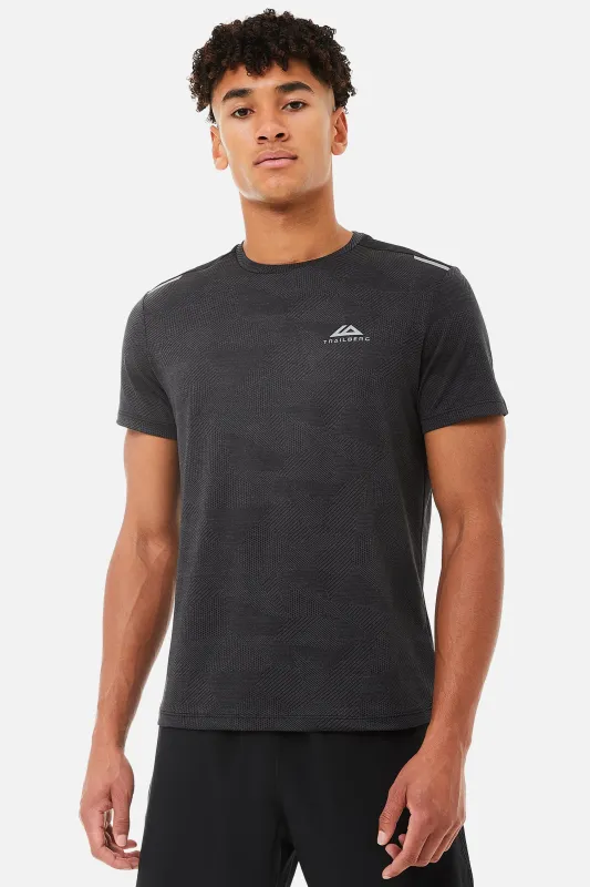 Dimension Tee - Black/Grey sold by Trailberg
