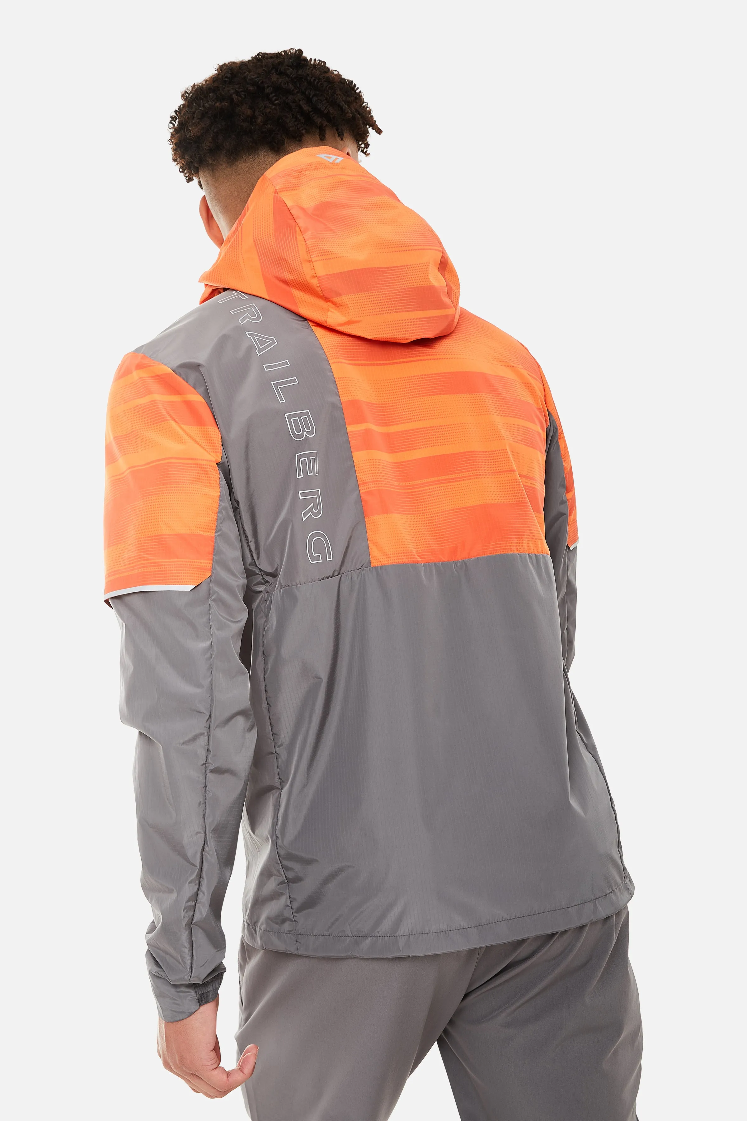 Dimension Windbreaker - Orange/Grey sold by Trailberg product image thumbnail 2