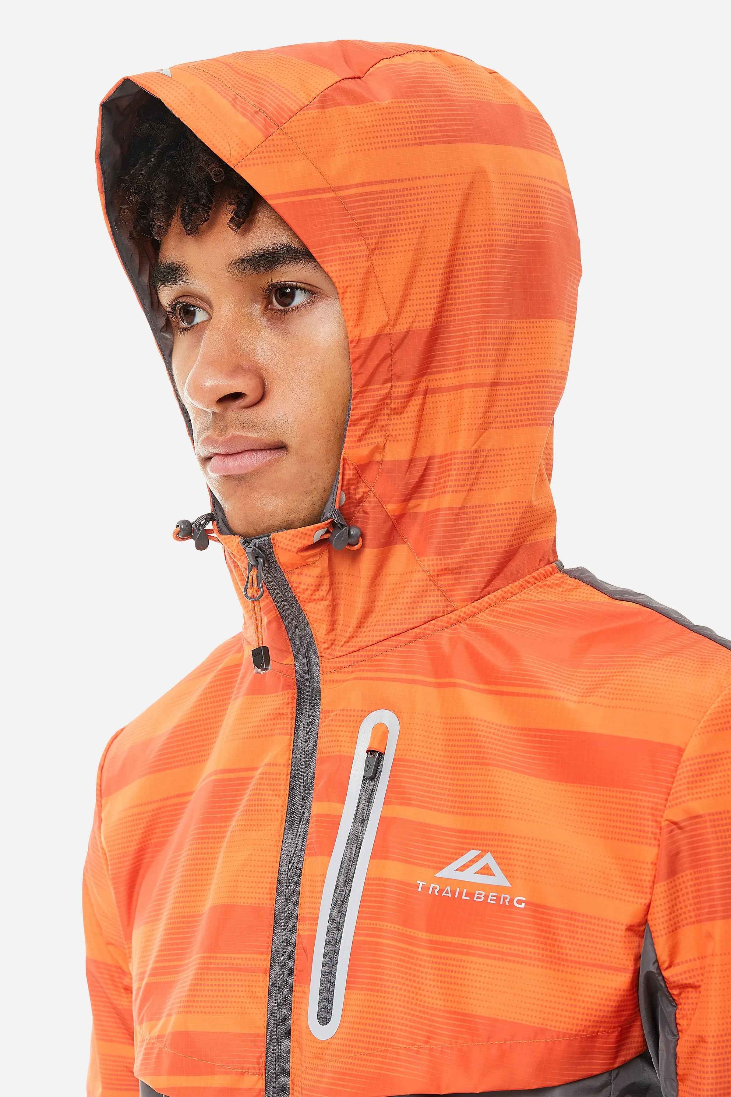 Dimension Windbreaker - Orange/Grey sold by Trailberg product image thumbnail 4