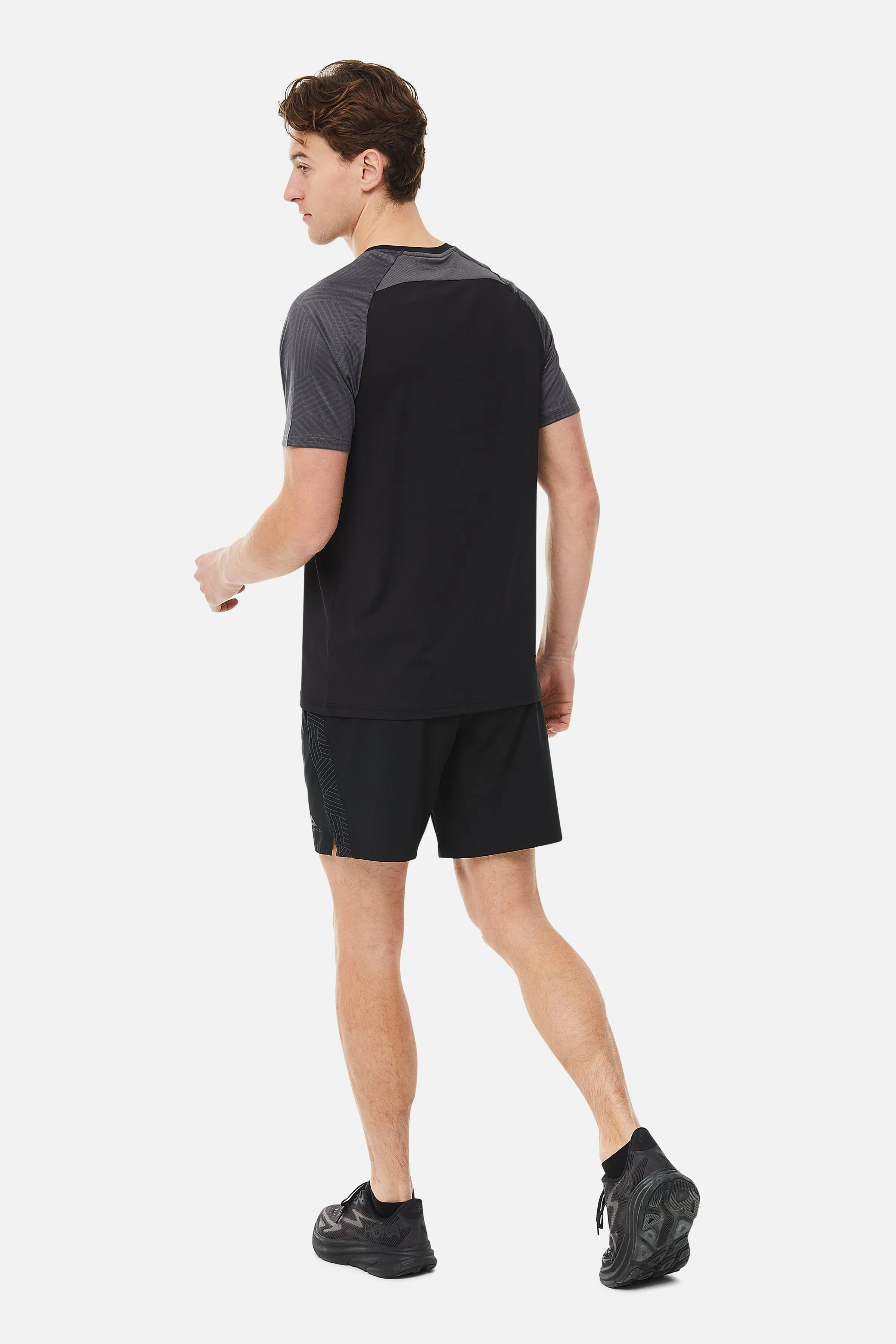 Axis Jacquard Tee - Black/Volcano Grey sold by Trailberg product image thumbnail 5
