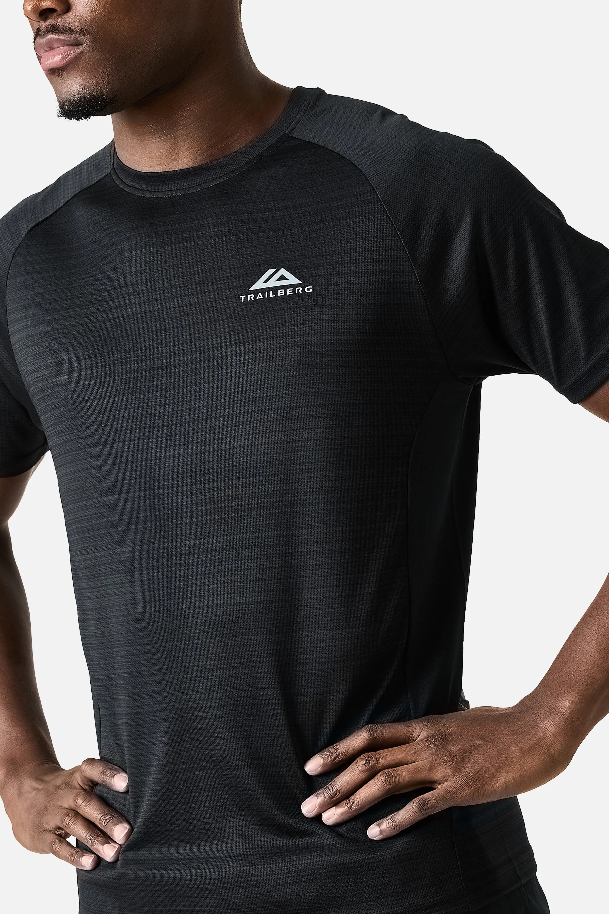 SS26 Cloud Tee - Black/Volcano Grey sold by Trailberg product image thumbnail 5