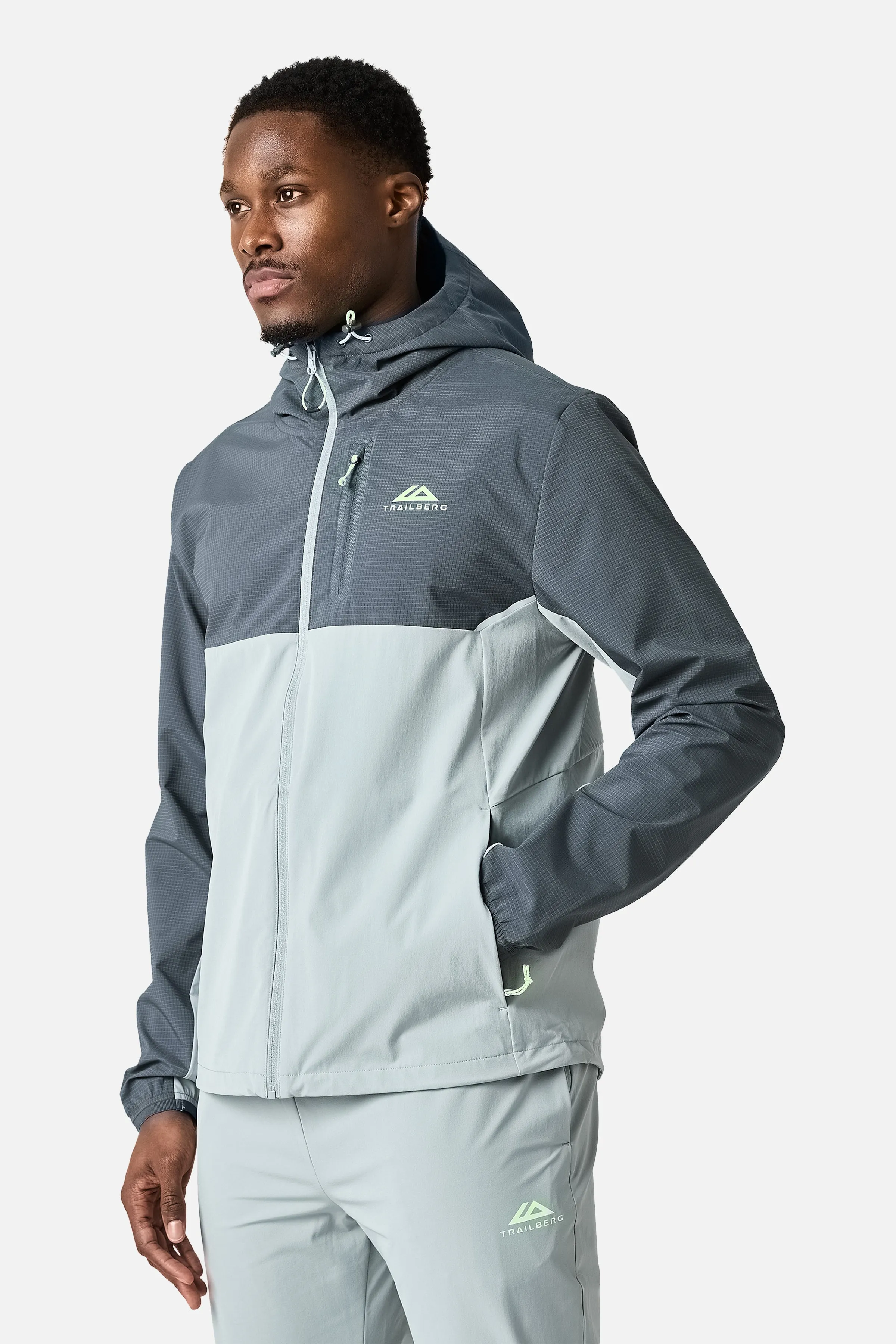 Horizon 2.0 Hood - Lunar Grey/Graphite Grey/Neon Lime sold by Trailberg product image thumbnail 5