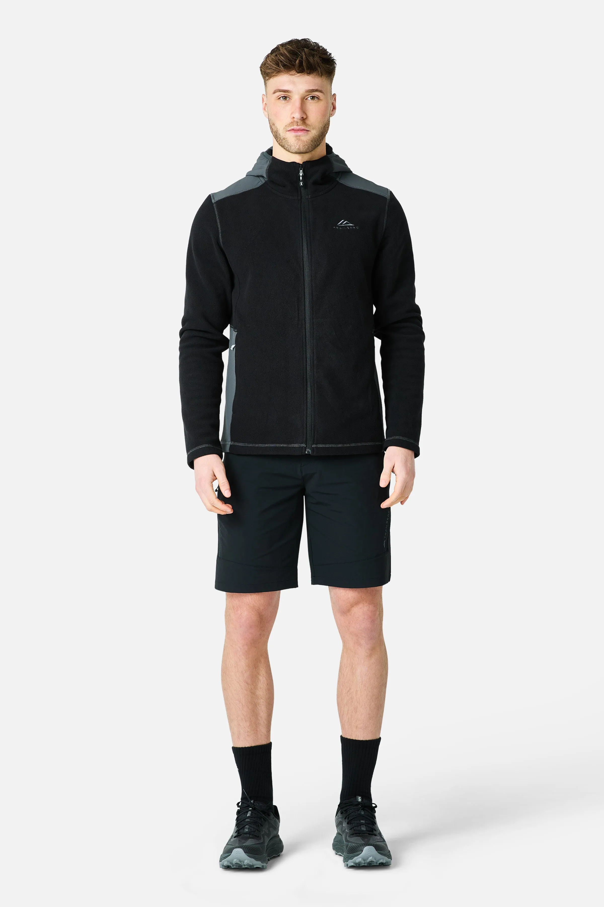 Tundra Microfleece Hood - Black/Volcano Grey sold by Trailberg product image thumbnail 4