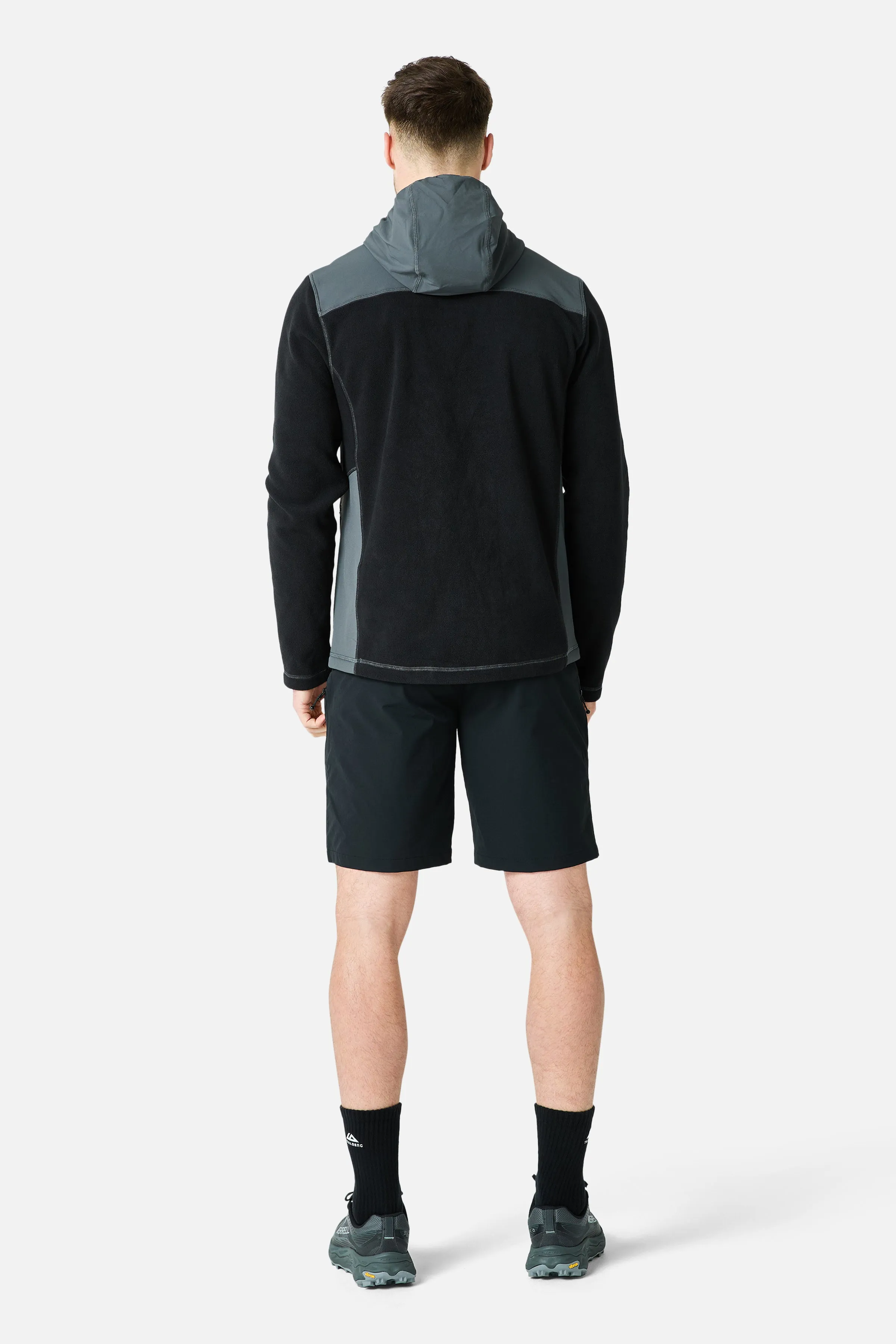 Tundra Microfleece Hood - Black/Volcano Grey sold by Trailberg product image thumbnail 5
