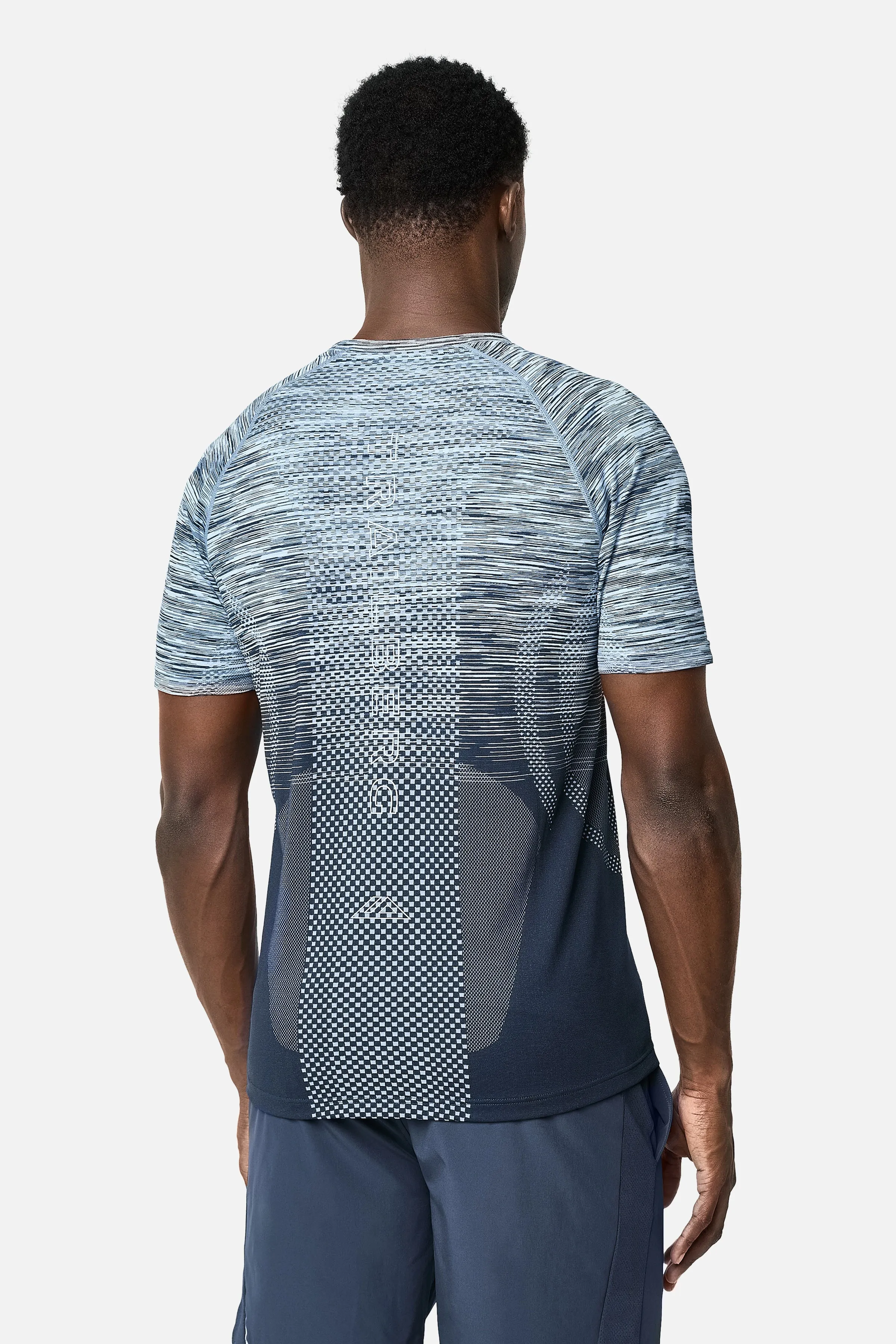 Apex Seamless Tee - Storm Blue/Steel Blue/Iceberg Blue/White sold by Trailberg product image thumbnail 4