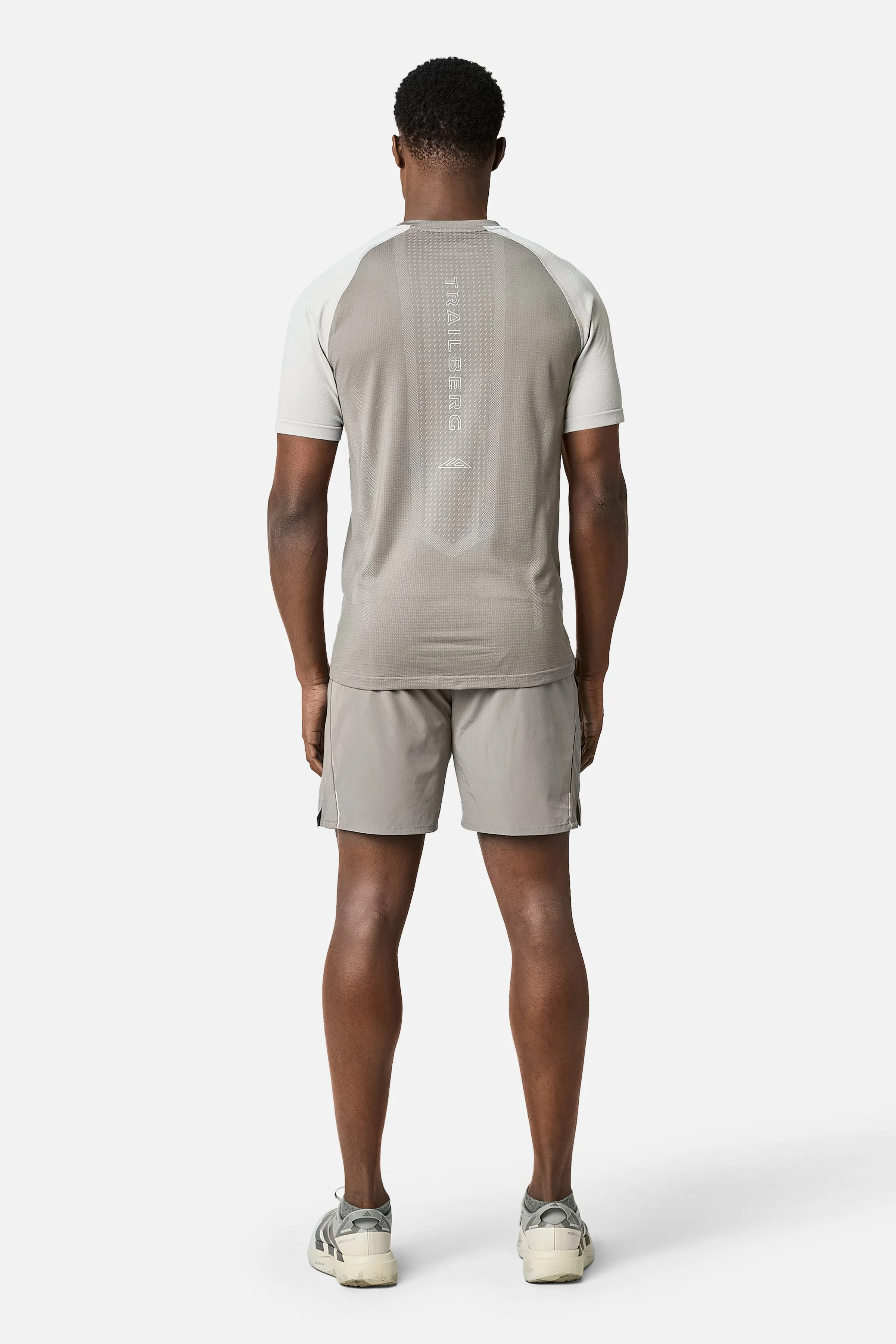 Rapid Dash Seamless Tee - Mocha/Pebblestone sold by Trailberg product image thumbnail 5