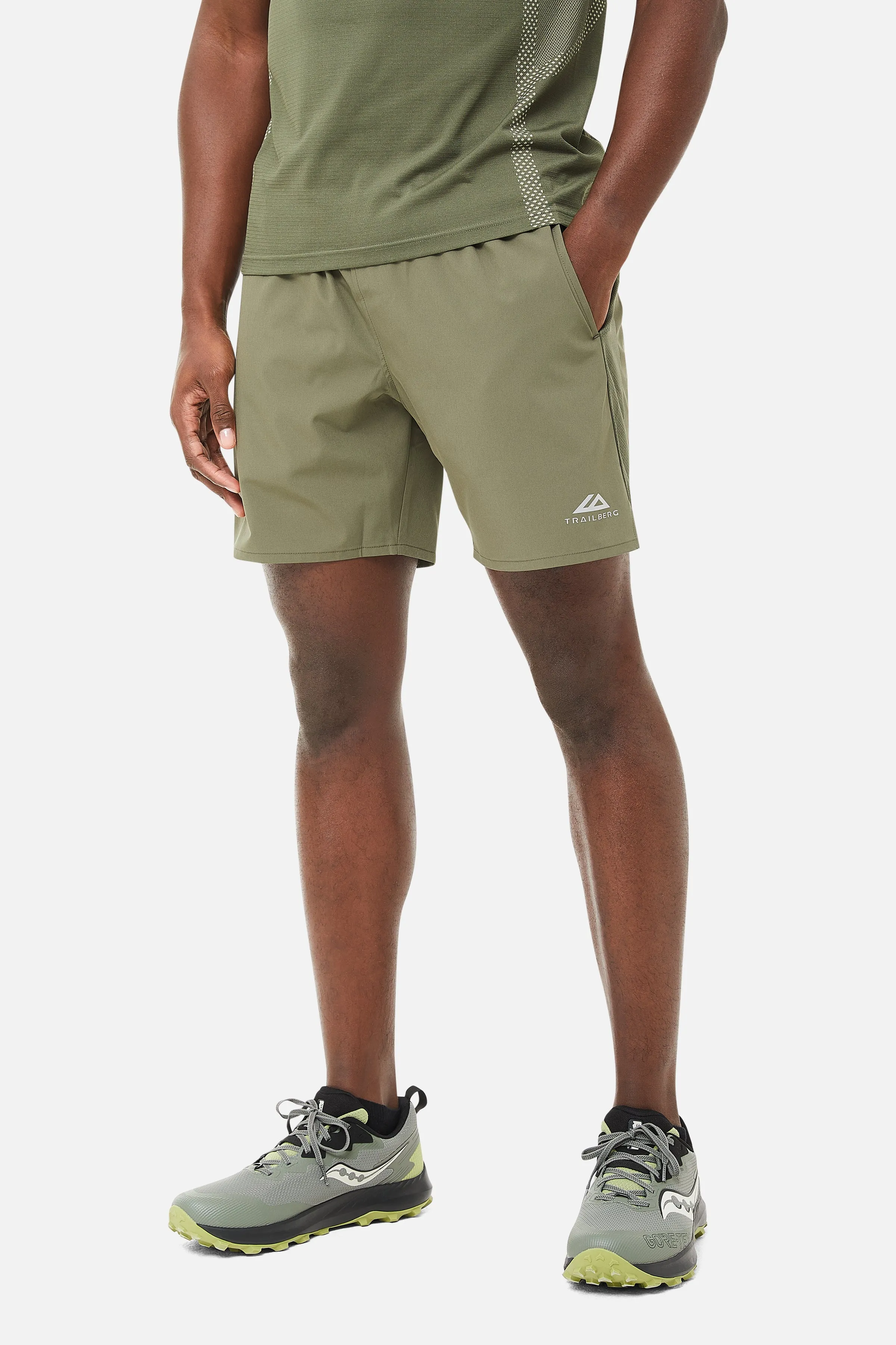 Essentials 2.0 Short - Khaki sold by Trailberg product image thumbnail 3
