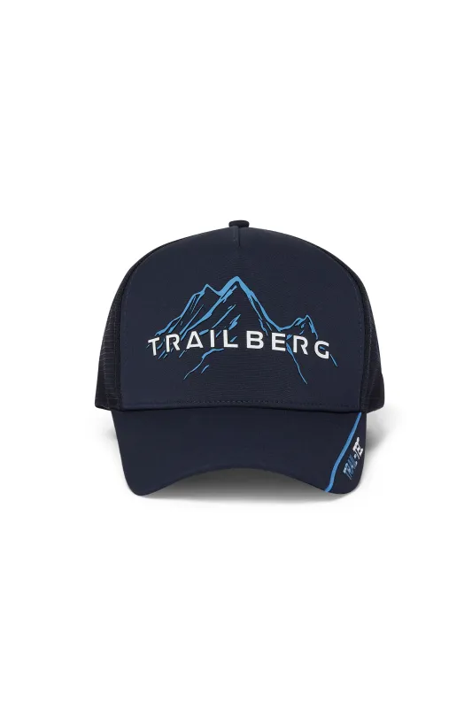 Valkor Trucker Cap - Storm Blue/Voltage Blue/White sold by Trailberg