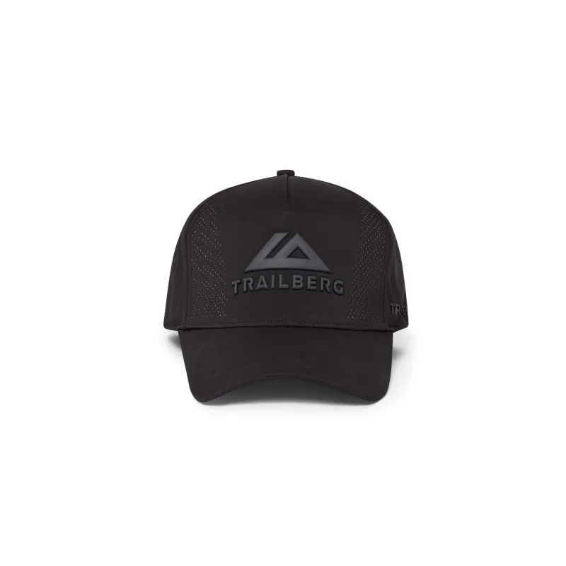 Strata 5 Panel Cap - Black sold by Trailberg