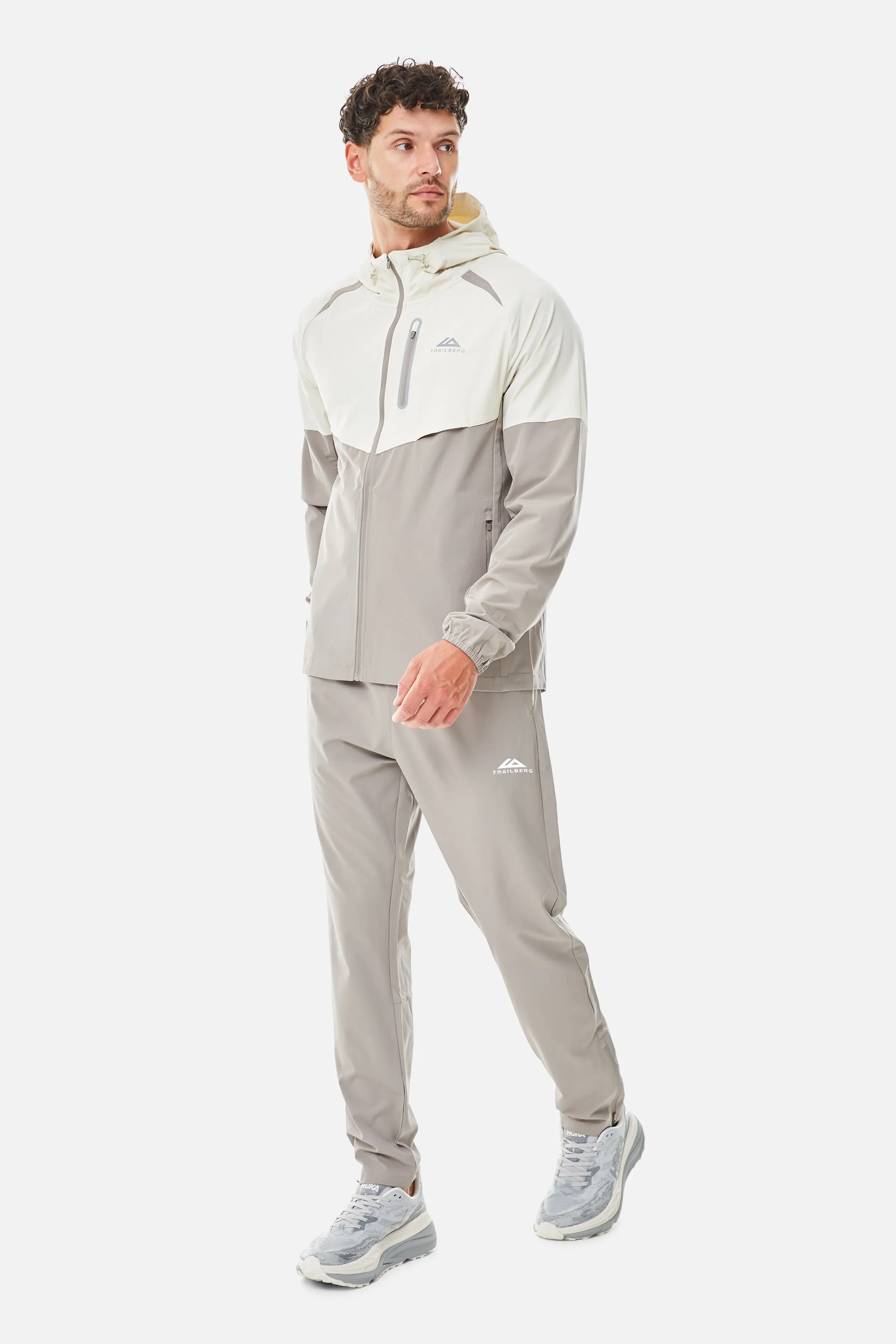 AW25 Cloud Tracksuit - Pale Taupe/Dune White sold by Trailberg product image thumbnail 5