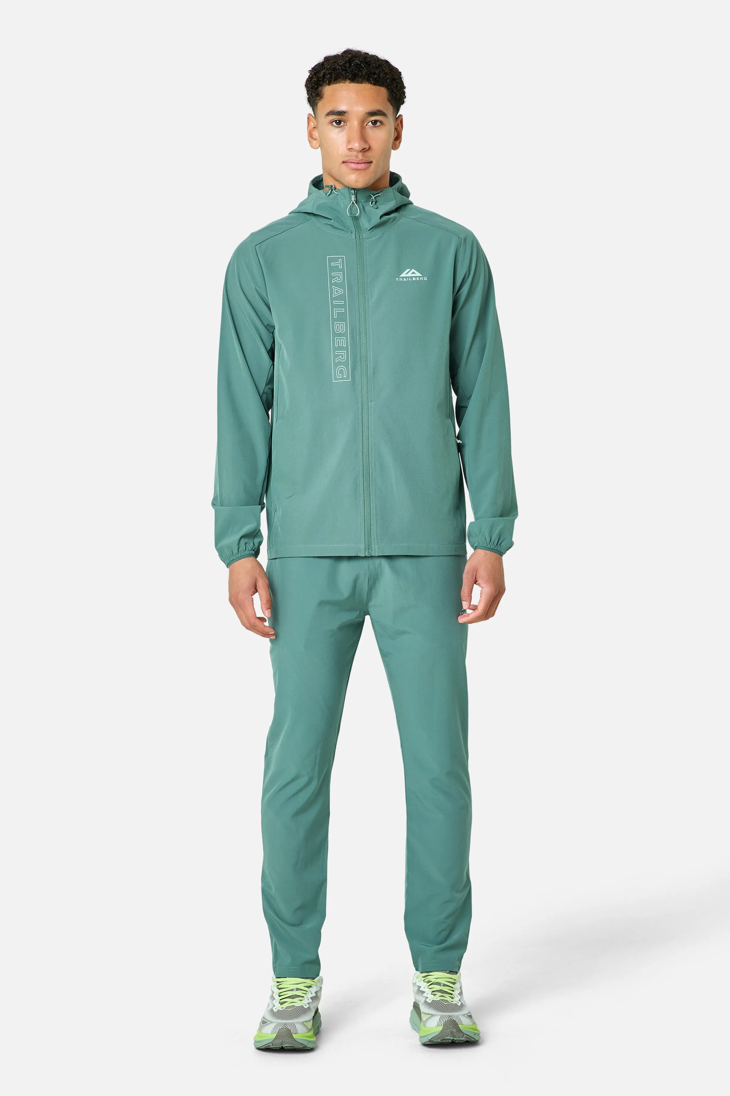 Crest 2.0 Tracksuit - Pine Dust/Aloe Frost sold by Trailberg
