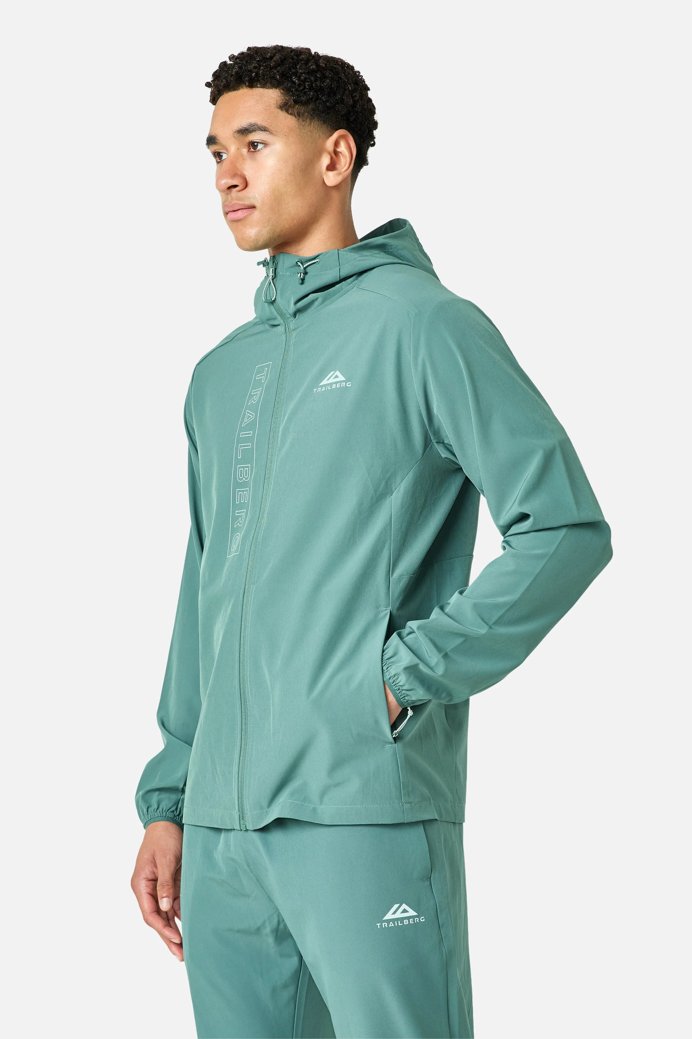 Crest 2.0 Tracksuit - Pine Dust/Aloe Frost sold by Trailberg product image thumbnail 4
