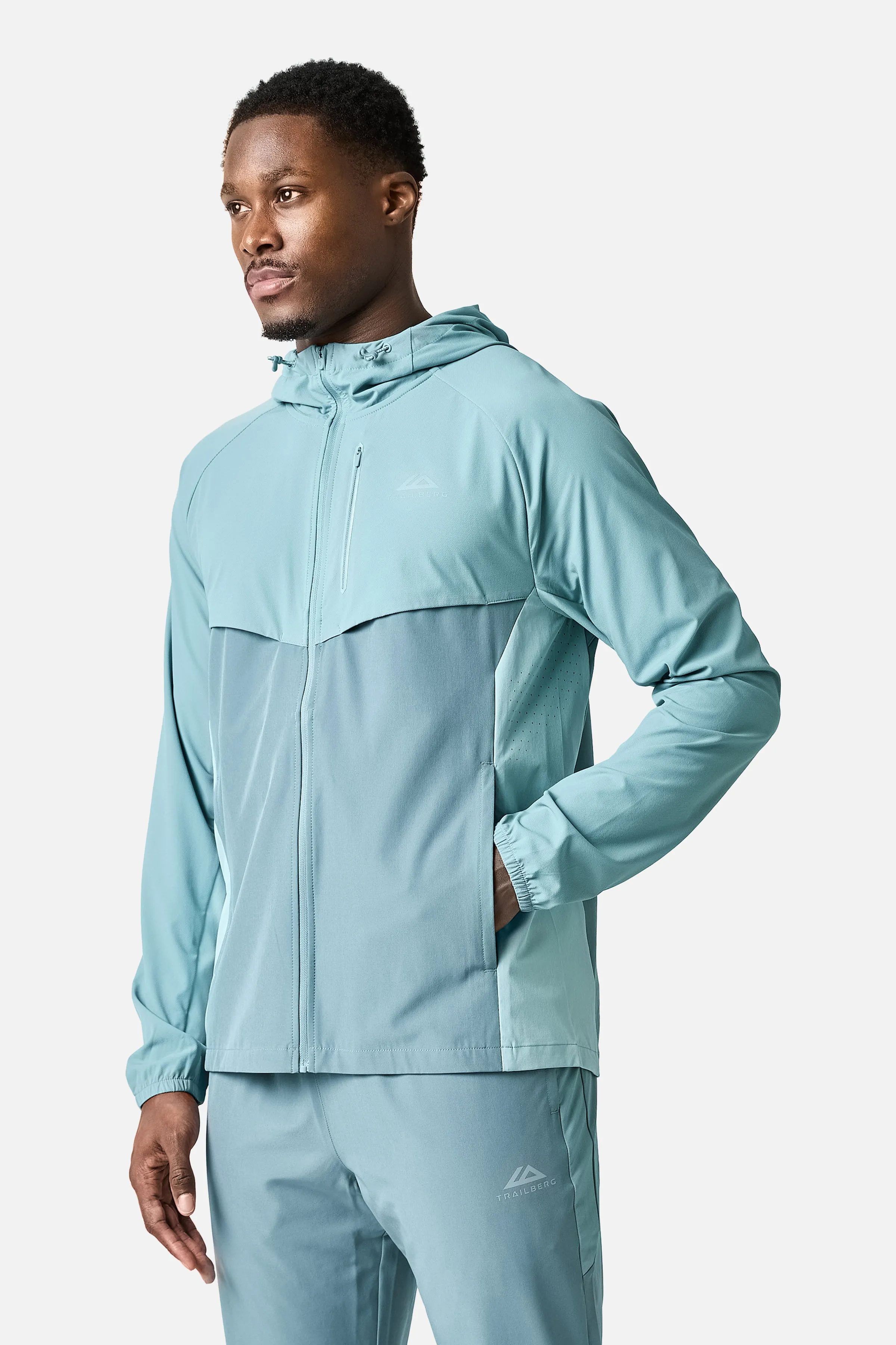 SS26 Cloud Tracksuit - Polar Breeze Blue/Frosted Denim sold by Trailberg product image thumbnail 4