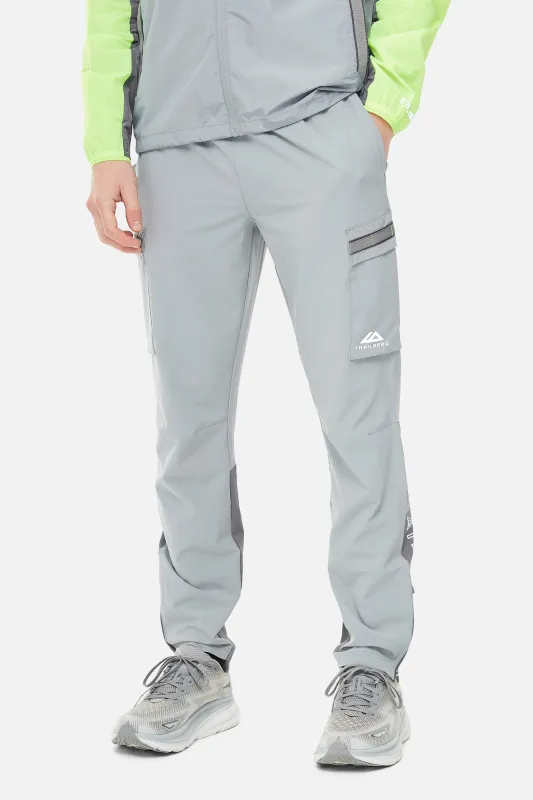 SS25 Triathlon Pant - Smoke Grey/Moon Grey/Neon Lime made by Trailberg