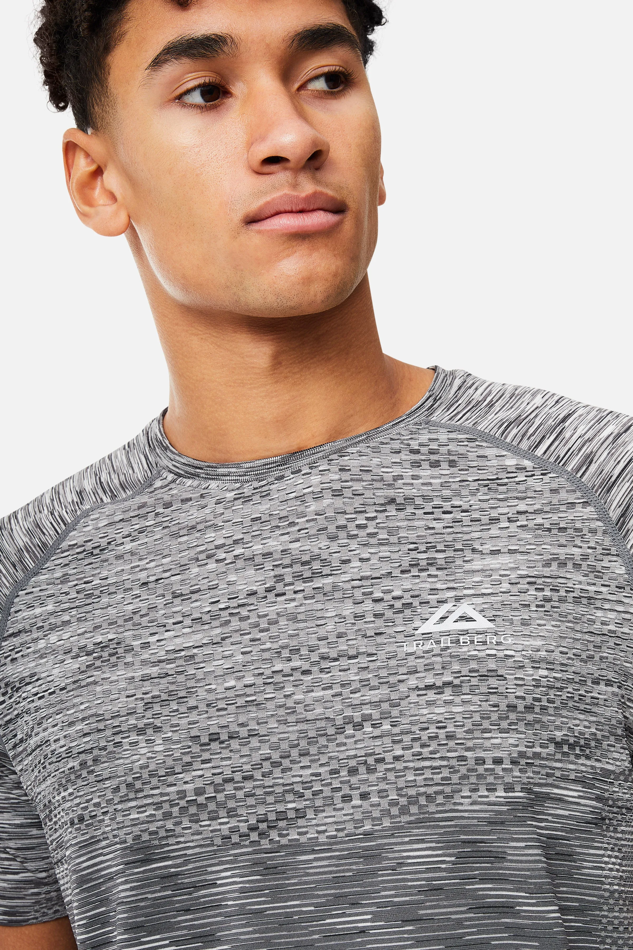 Apex Seamless Tee - Storm Grey sold by Trailberg product image thumbnail 2